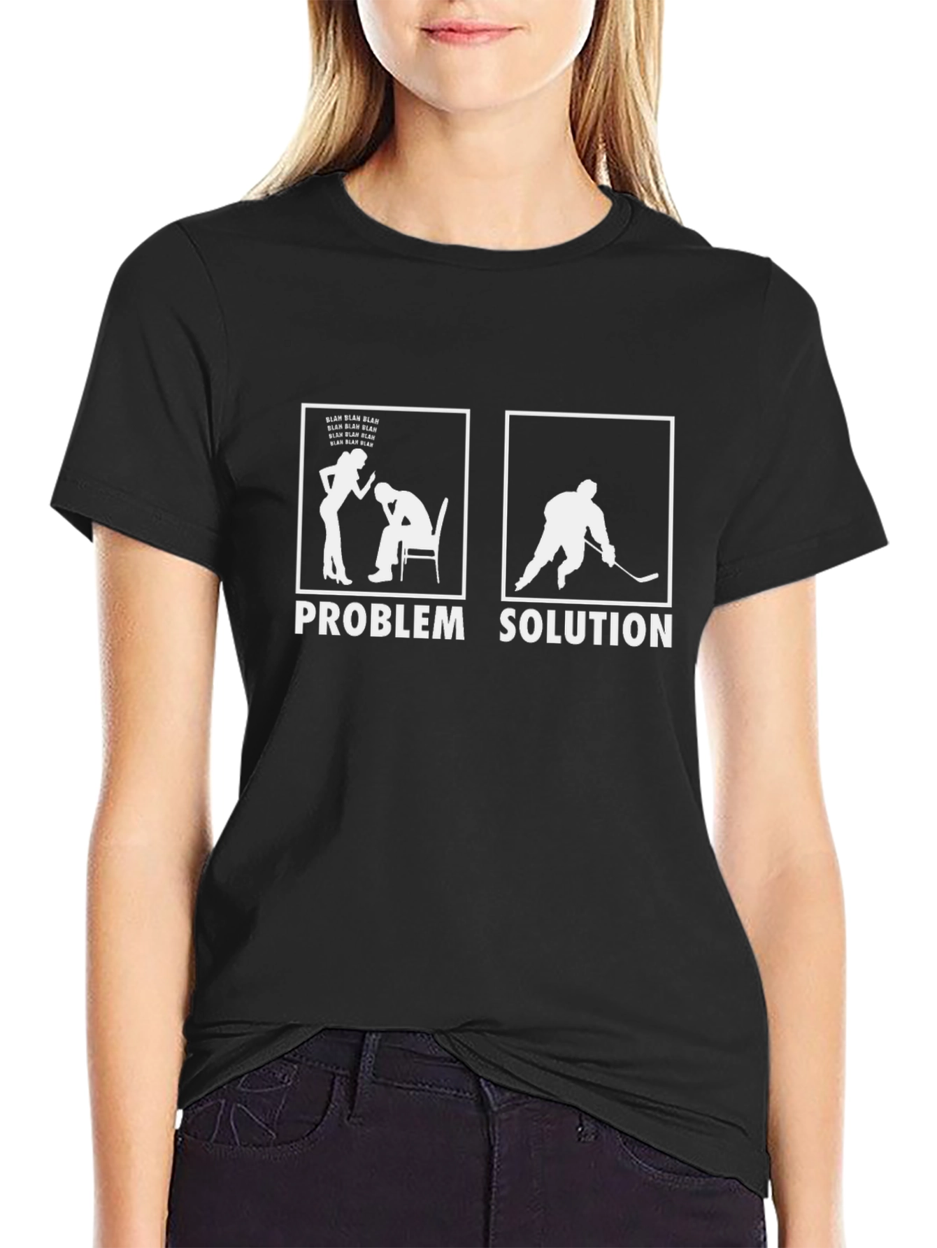 Problem Solution Hockey T-Shirt