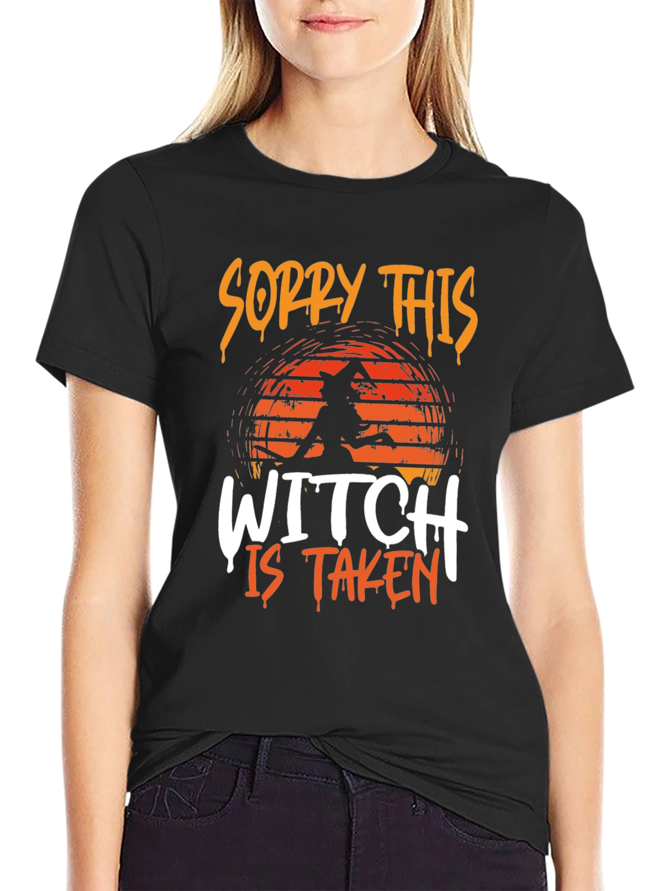 Sorry This Witch is Taken Halloween T-Shirt