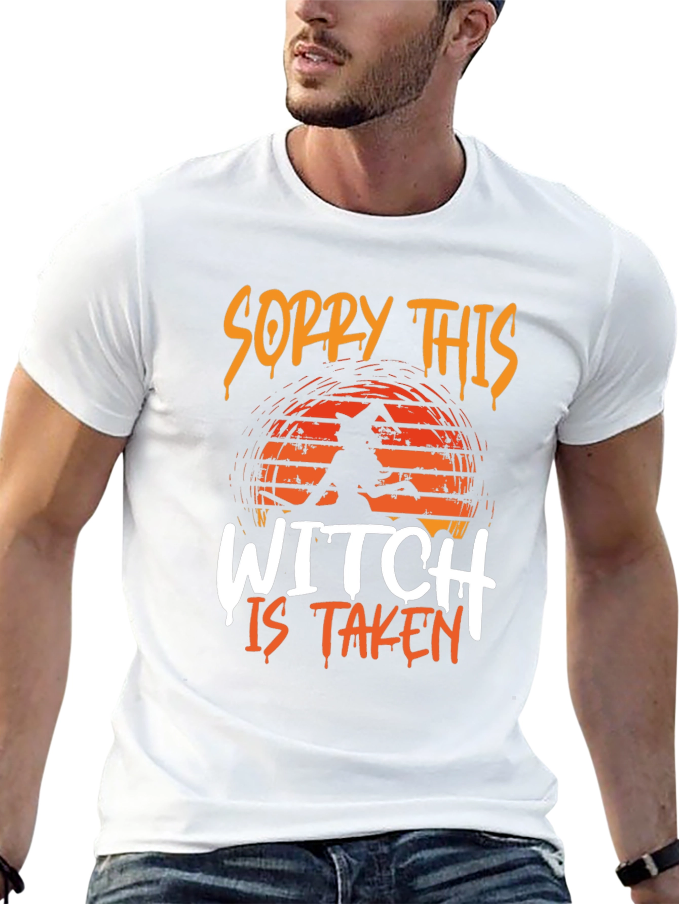 Sorry This Witch is Taken Halloween T-Shirt