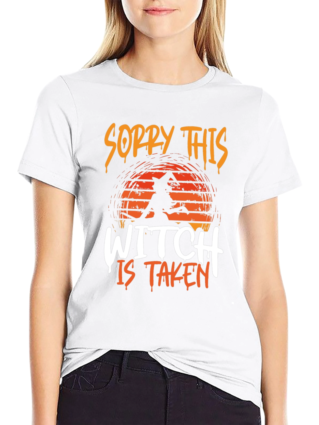 Sorry This Witch is Taken Halloween T-Shirt
