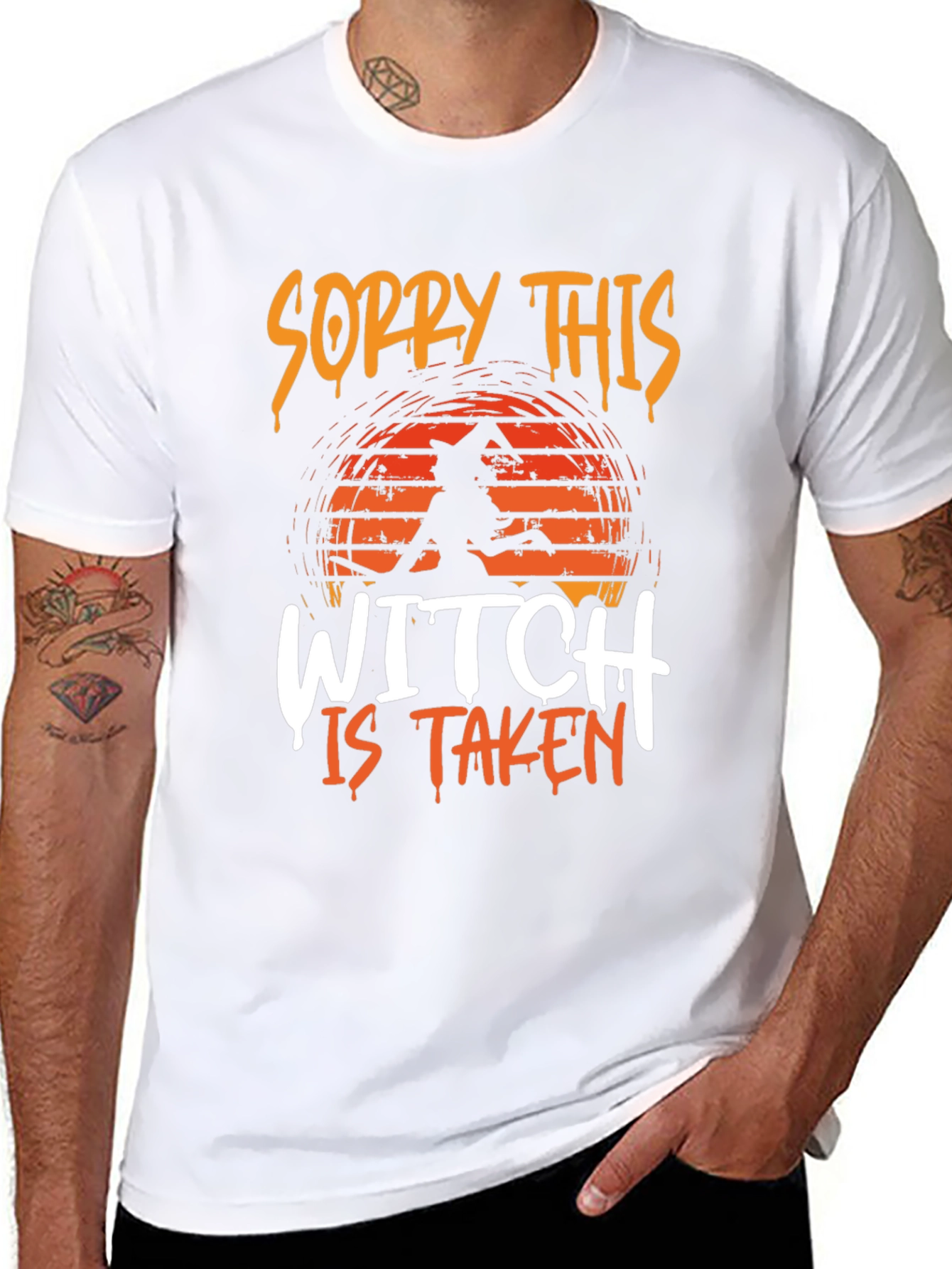 Sorry This Witch is Taken Halloween T-Shirt