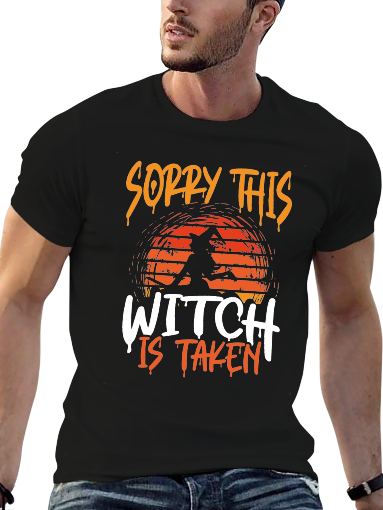 Sorry This Witch is Taken Halloween T-Shirt
