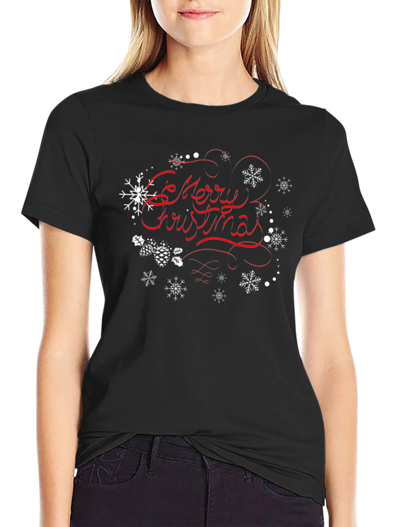Festive Christmas Graphic Tee - Holiday Style