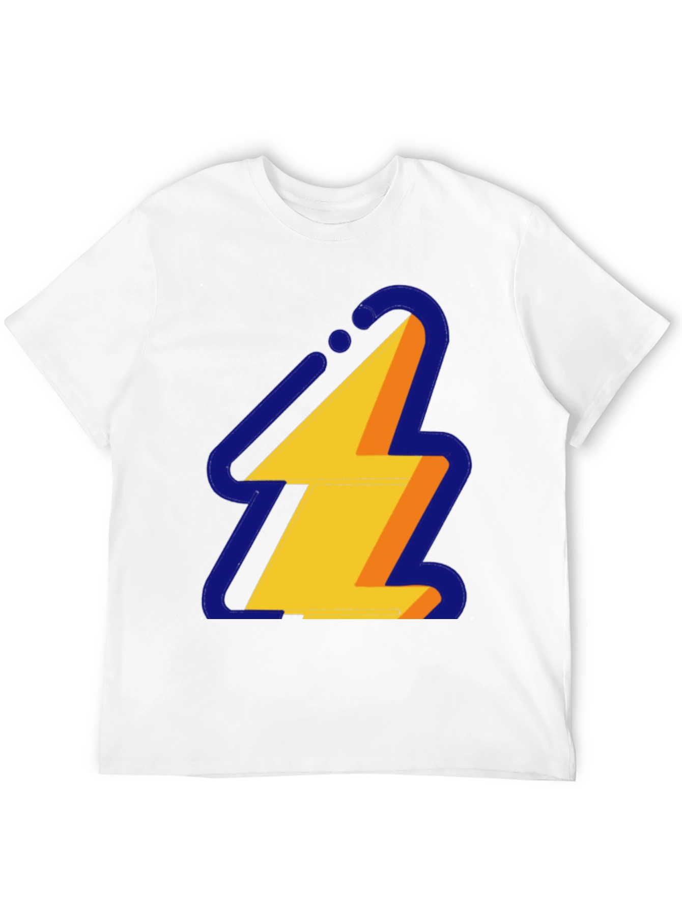 Lightning Bolt Graphic Tee - Modern Style