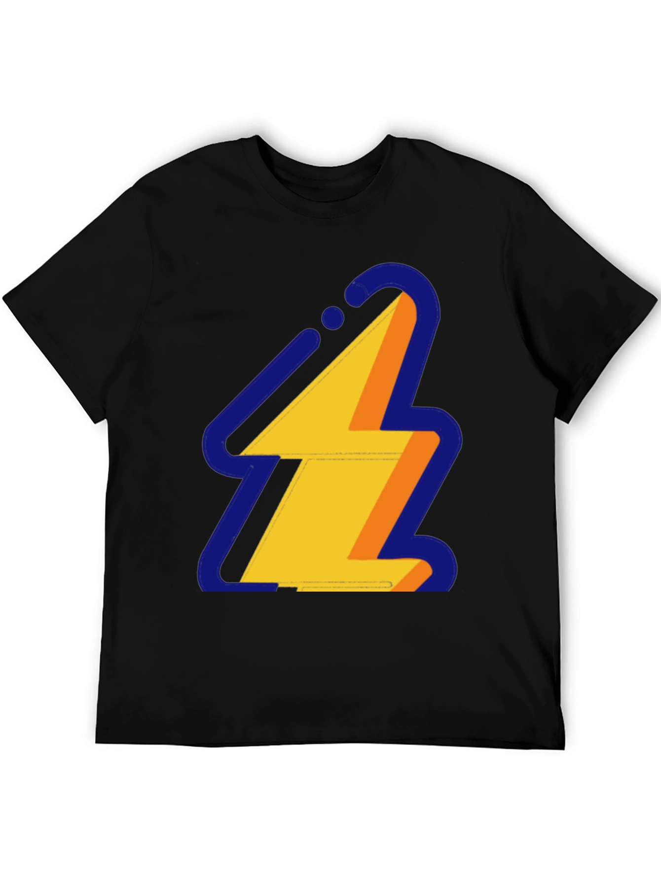 Lightning Bolt Graphic Tee - Modern Style
