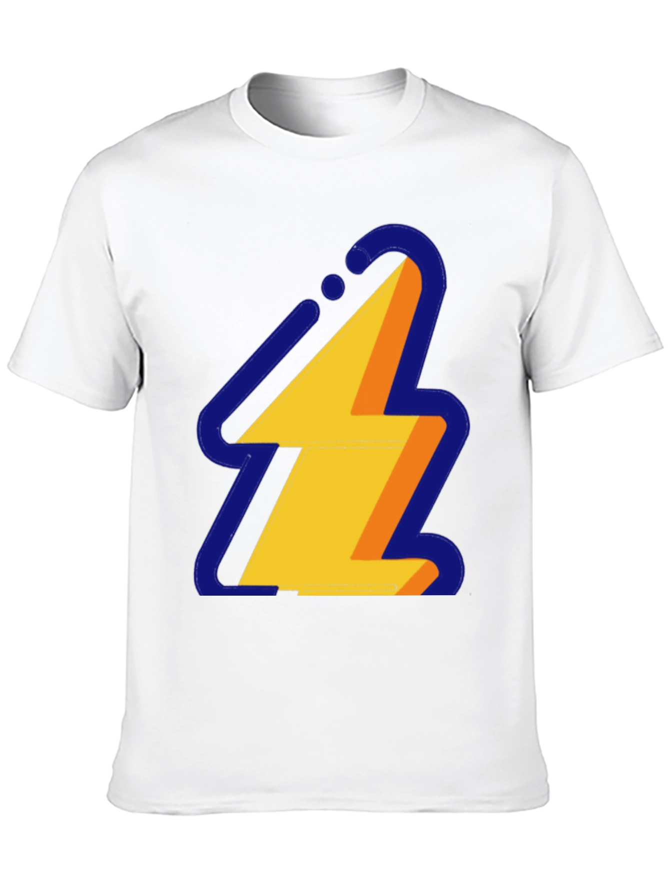 Lightning Bolt Graphic Tee - Modern Style