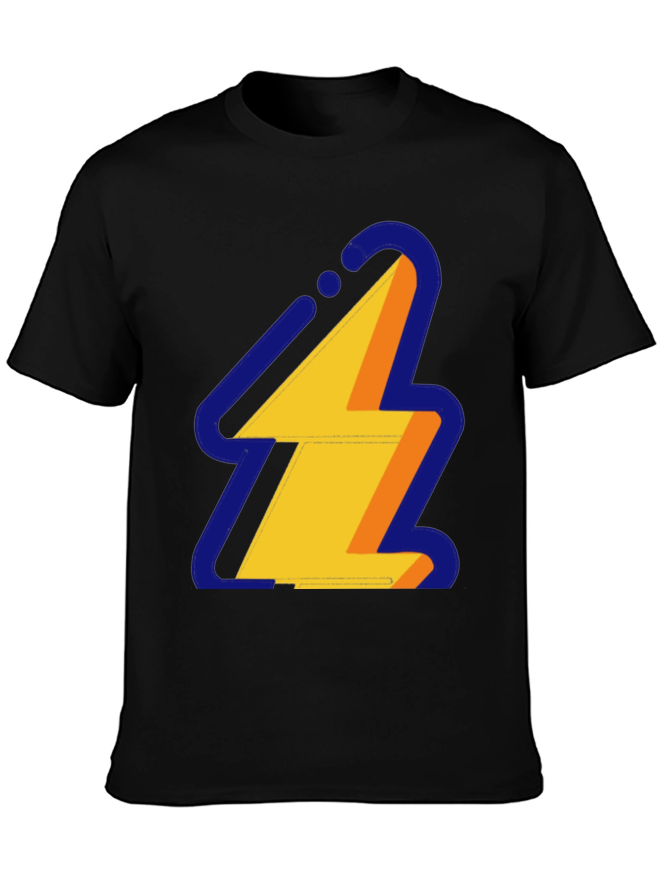 Lightning Bolt Graphic Tee - Modern Style