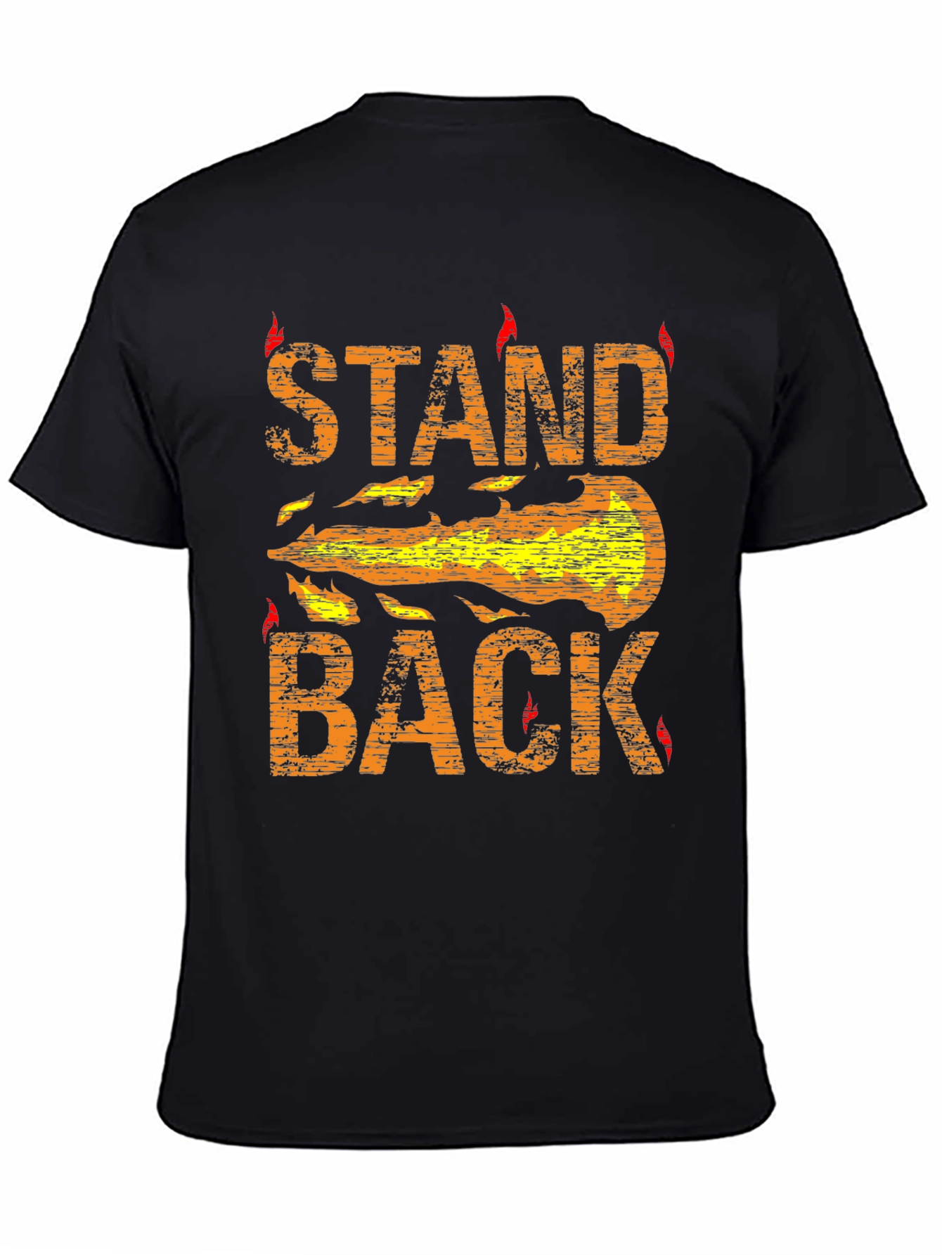 Stand Back Graphic Tee - Black