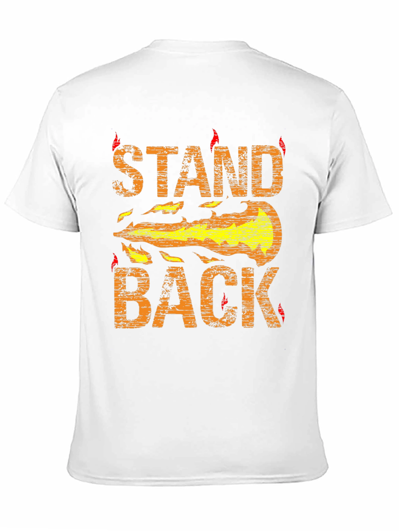 Stand Back Graphic Tee - Black
