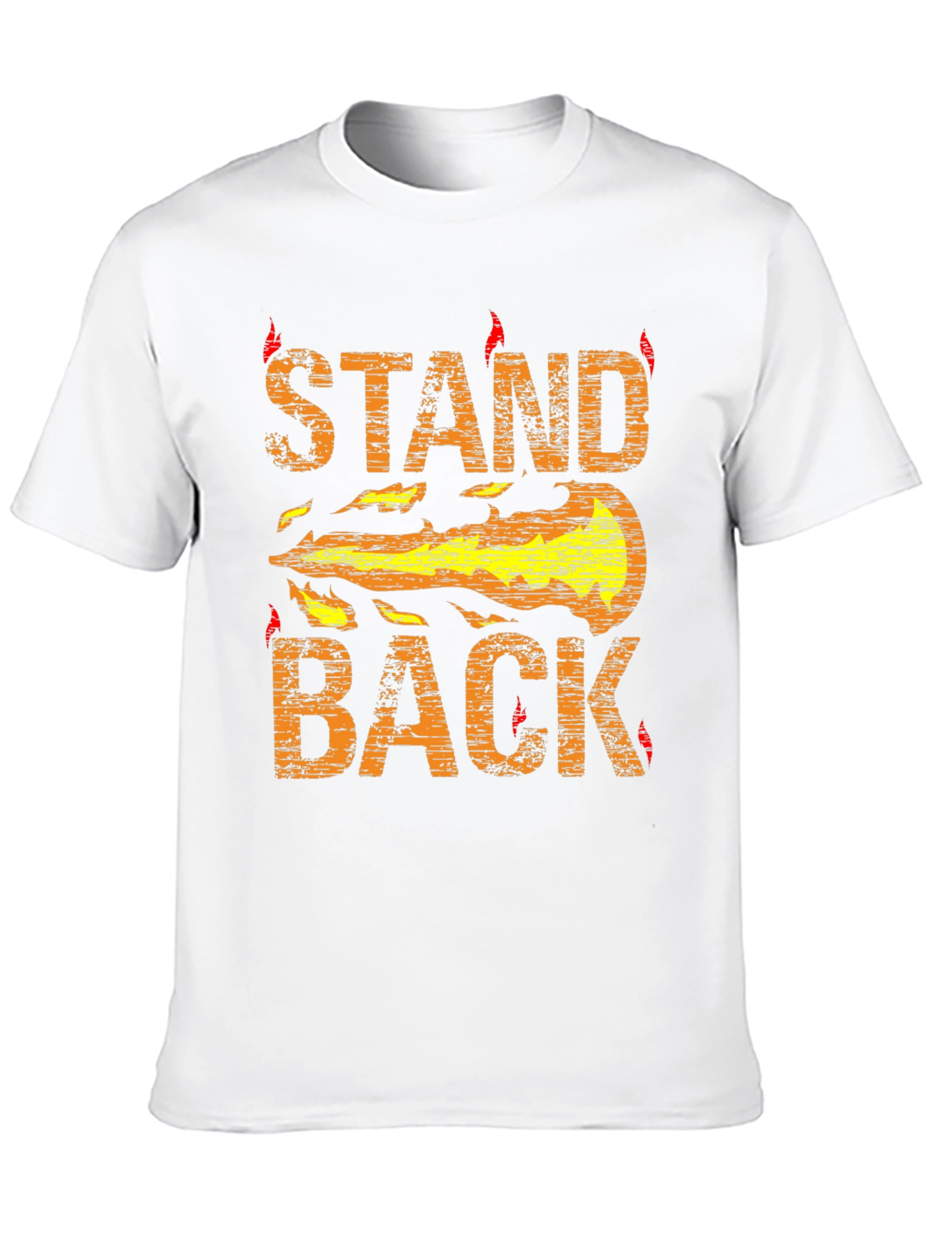 Stand Back Graphic Tee - Black