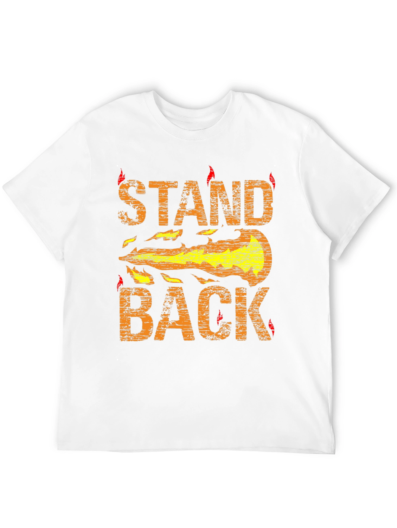 Stand Back Graphic Tee - Black