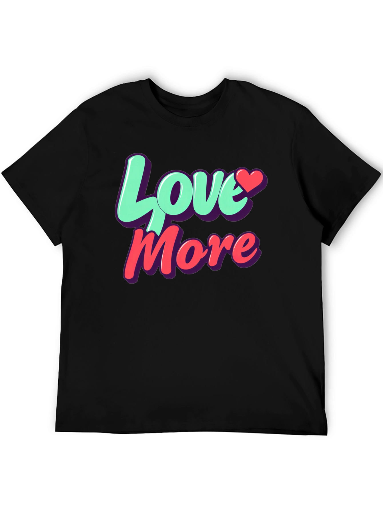 Love More Graphic T-Shirt - Trendy Casual Tee