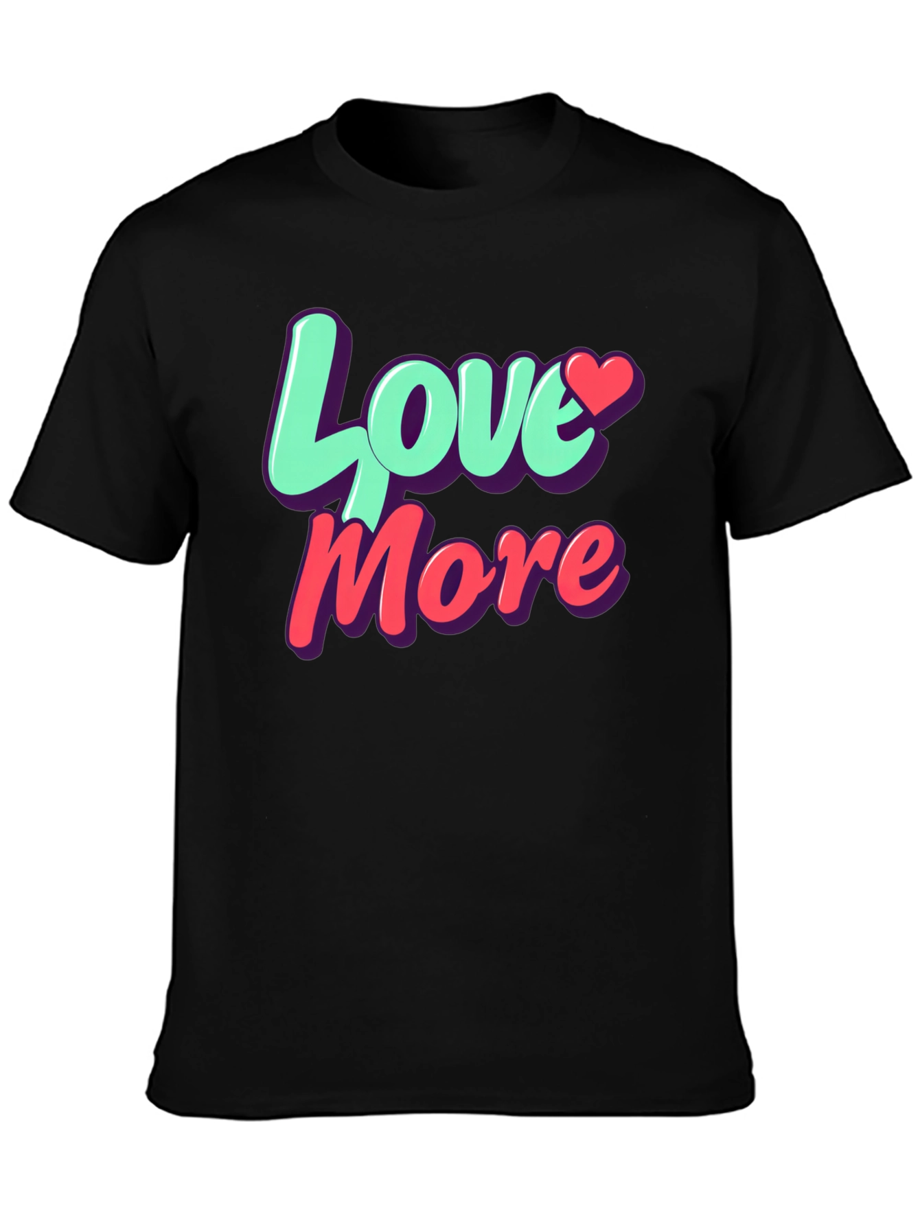 Love More Graphic T-Shirt - Trendy Casual Tee