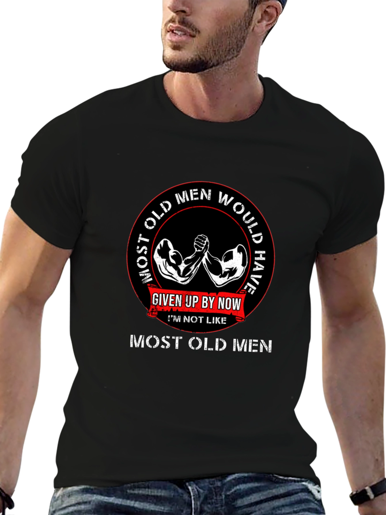 Most Old Men Graphic T-Shirt