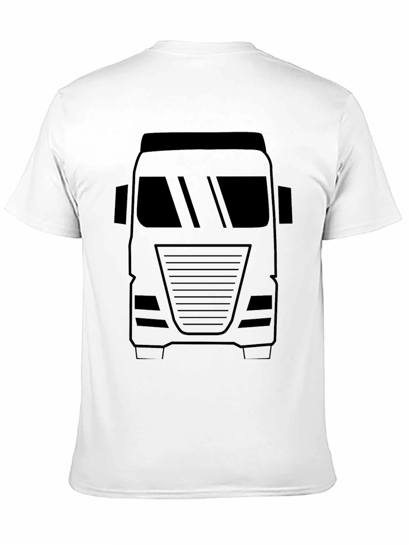 Truck Graphic Tee - Bold Black Print