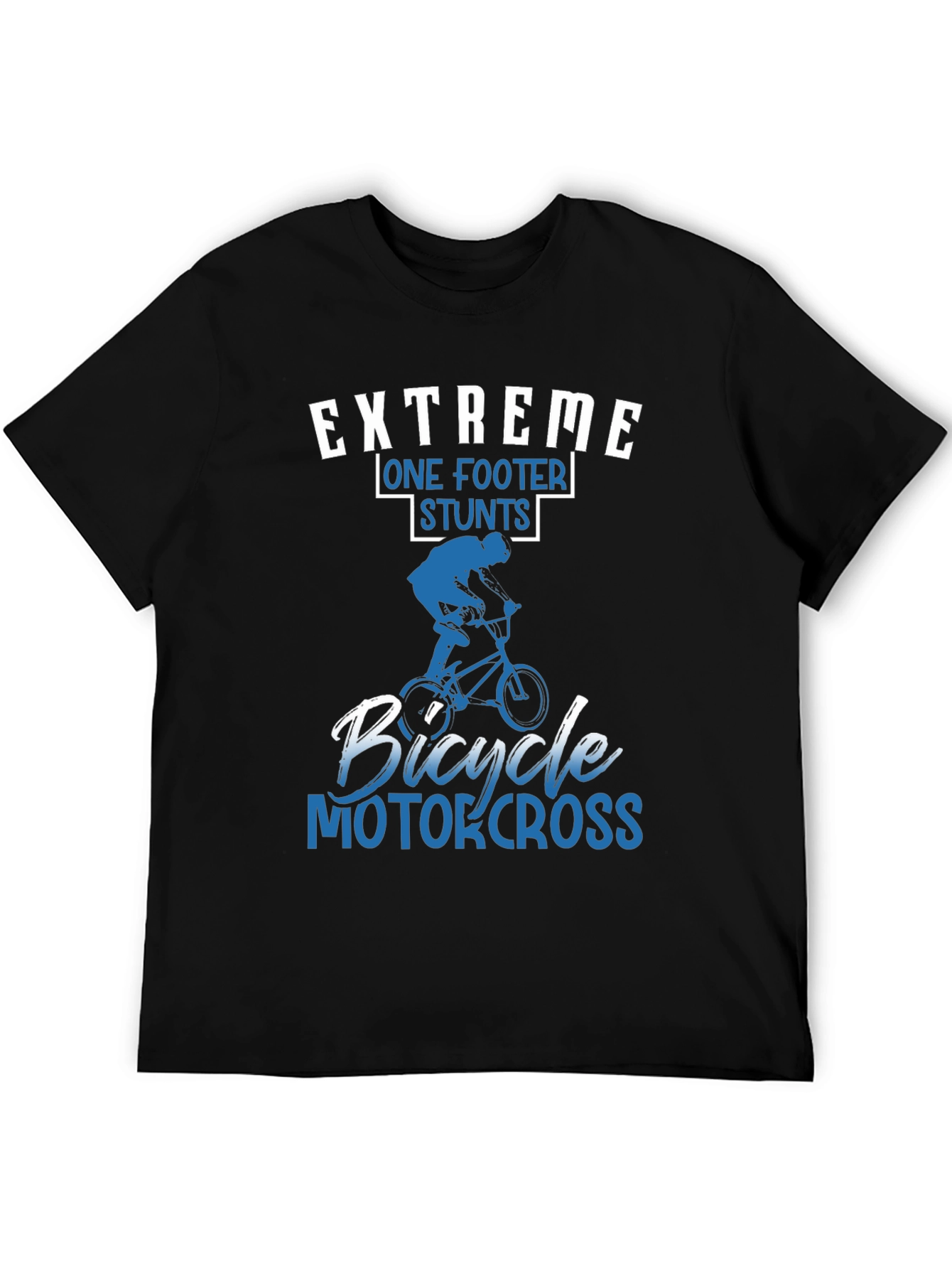 Extreme Bicycle Motocross One Footer Stunts T-Shirt