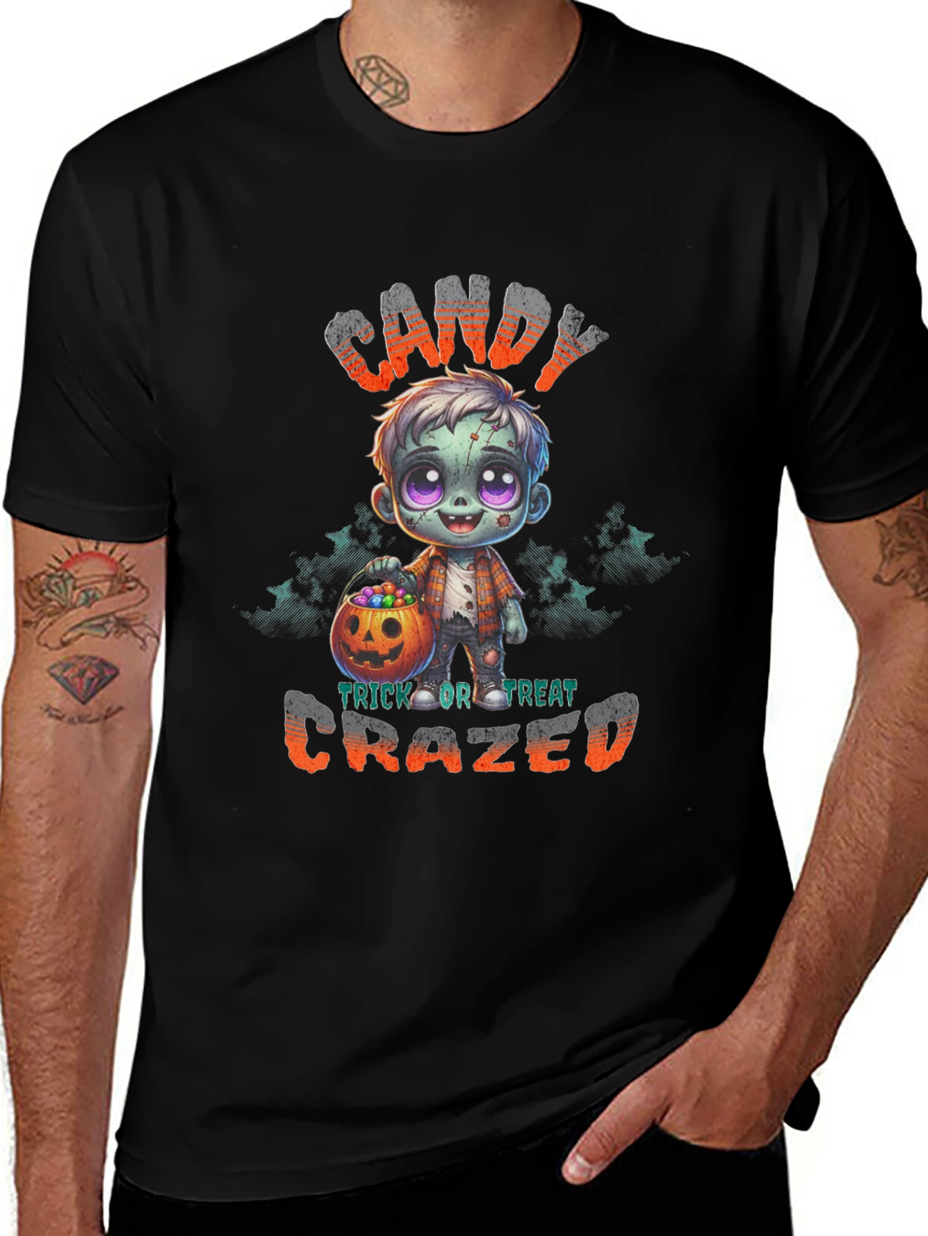 Halloween Candy Crazed Zombie T-Shirt