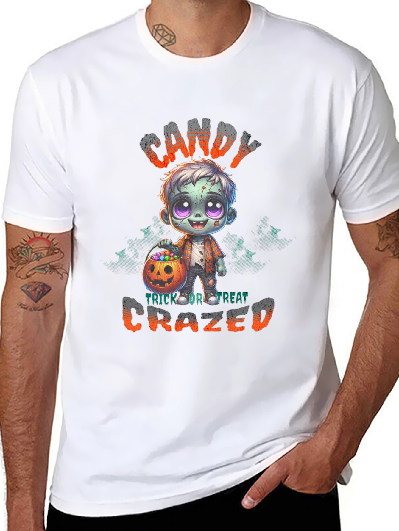 Halloween Candy Crazed Zombie T-Shirt