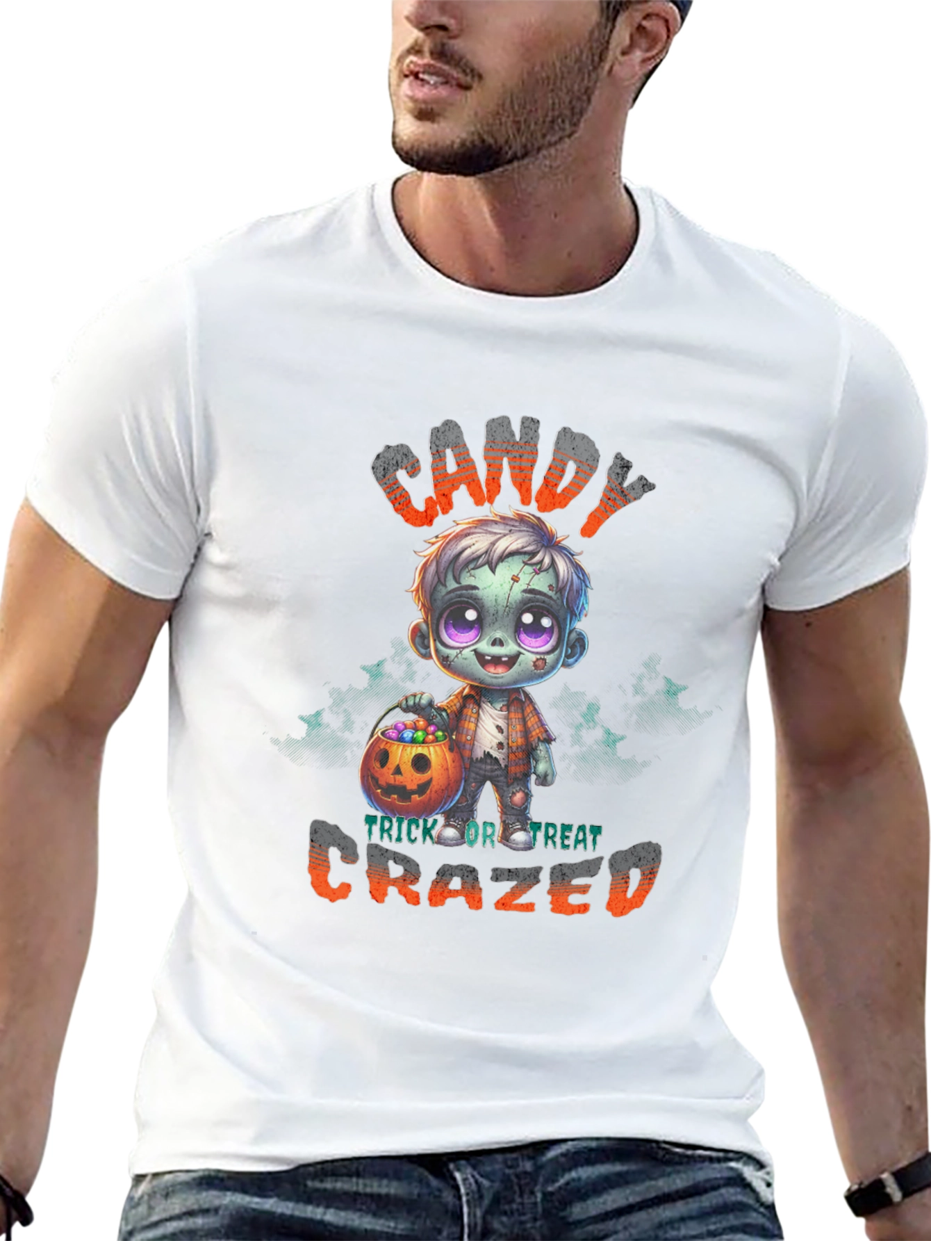 Halloween Candy Crazed Zombie T-Shirt