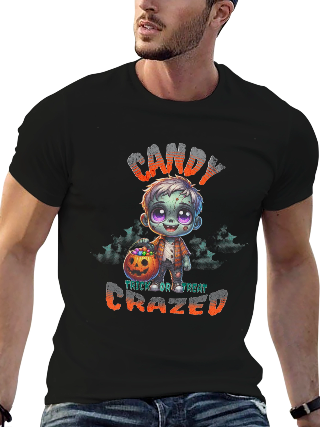 Halloween Candy Crazed Zombie T-Shirt
