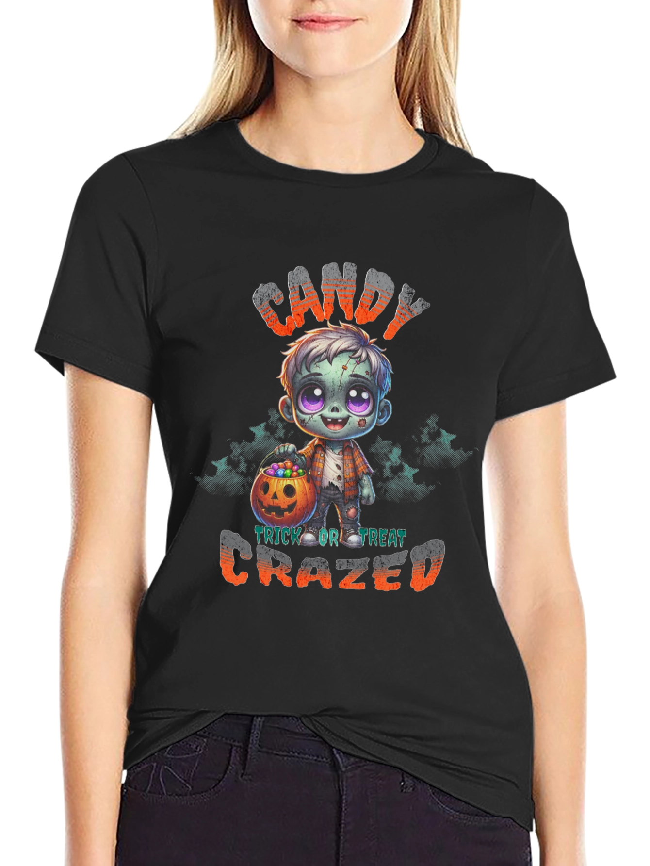 Halloween Candy Crazed Zombie T-Shirt