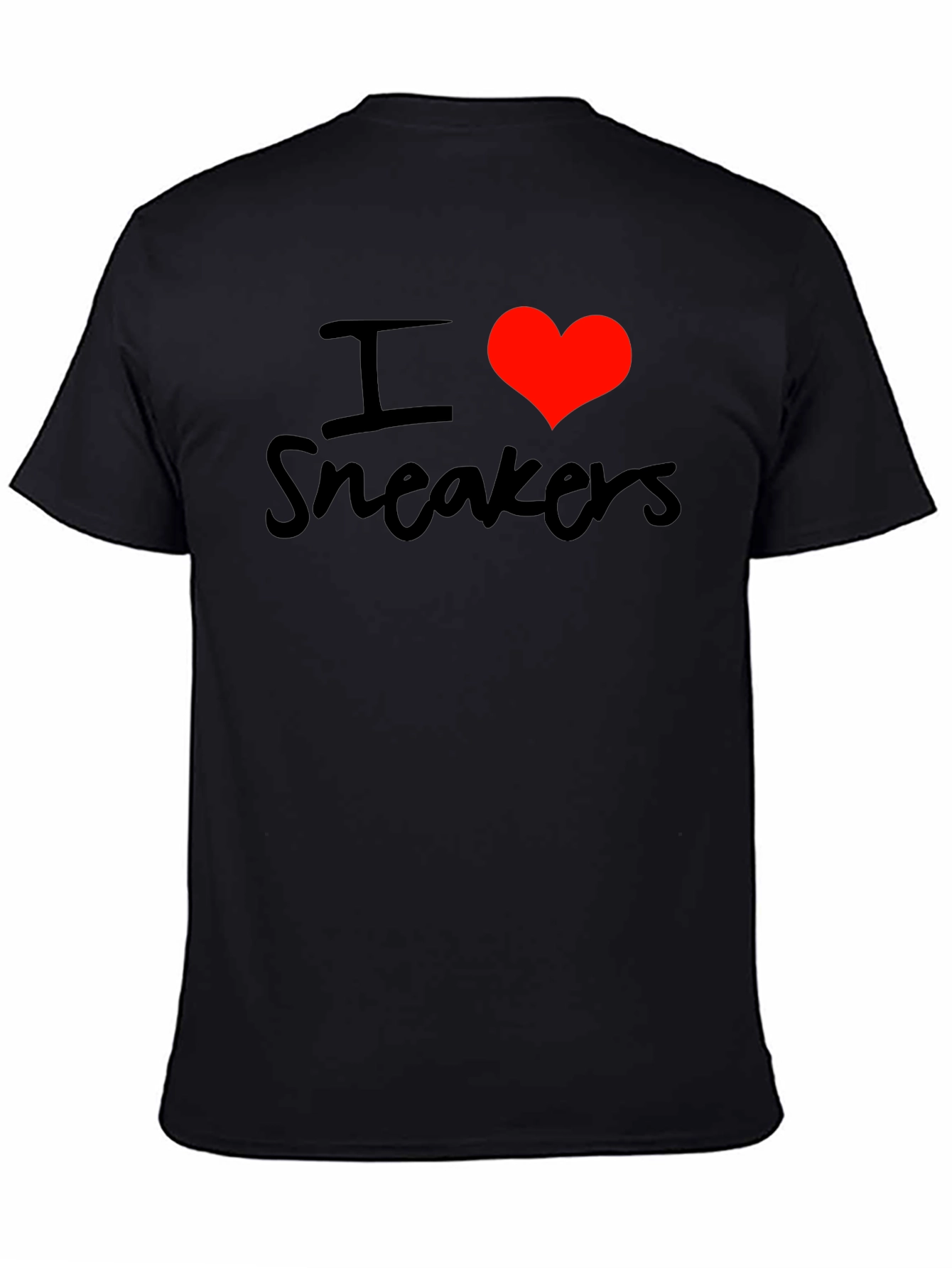 I Heart Sneakers Graphic T-Shirt - Black
