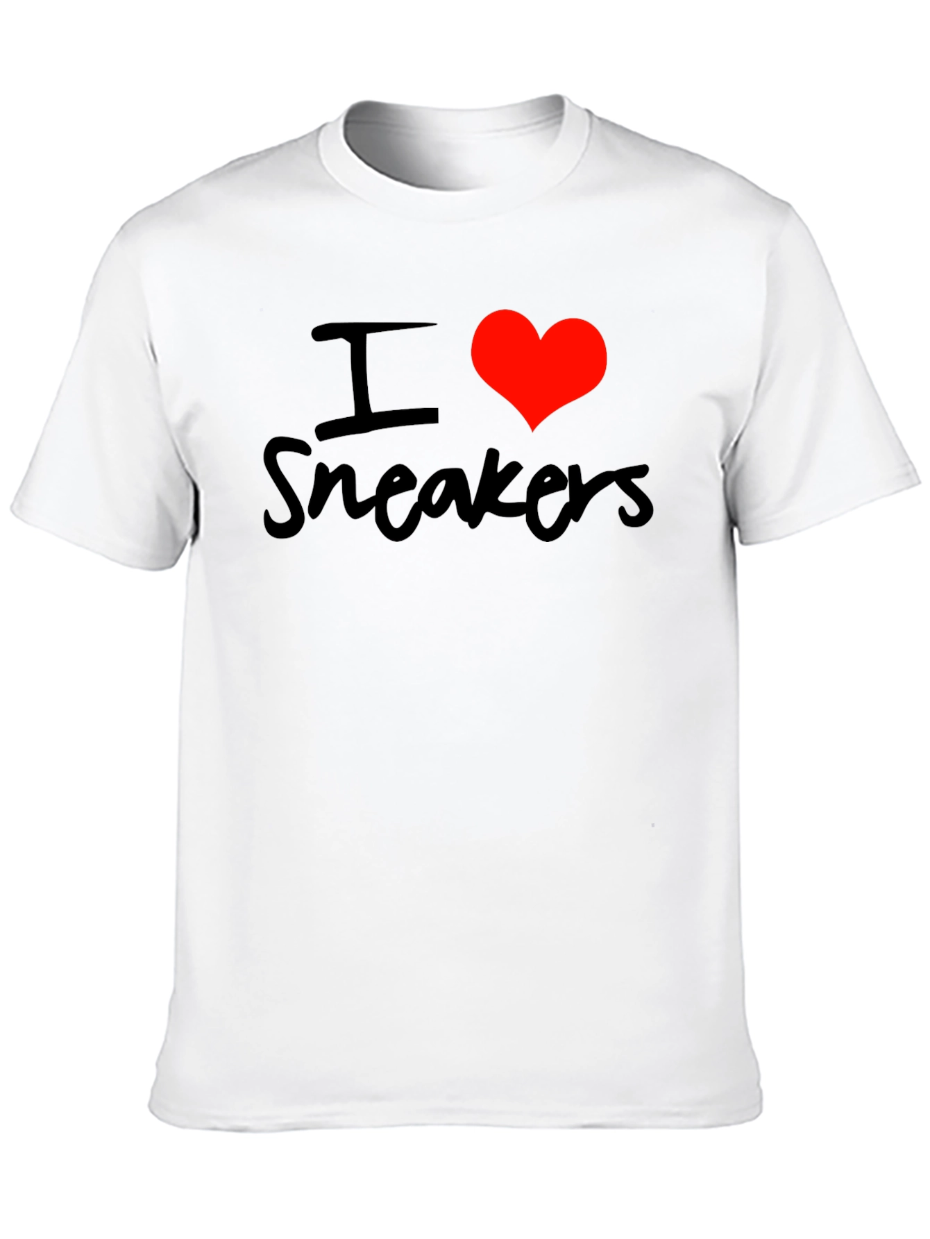 I Heart Sneakers Graphic T-Shirt - Black