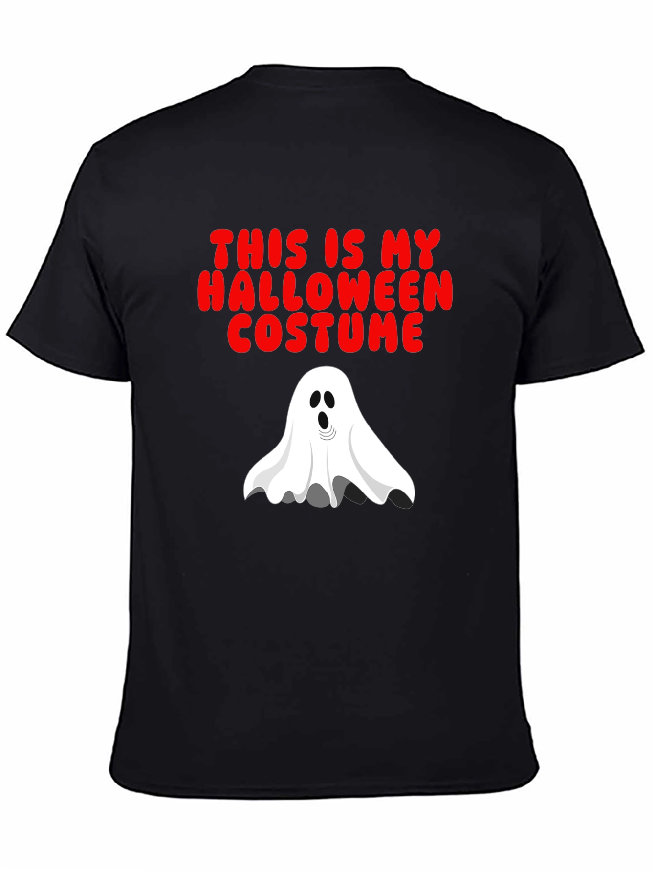 Halloween Costume Ghost T-Shirt - Spooky Season Tee!