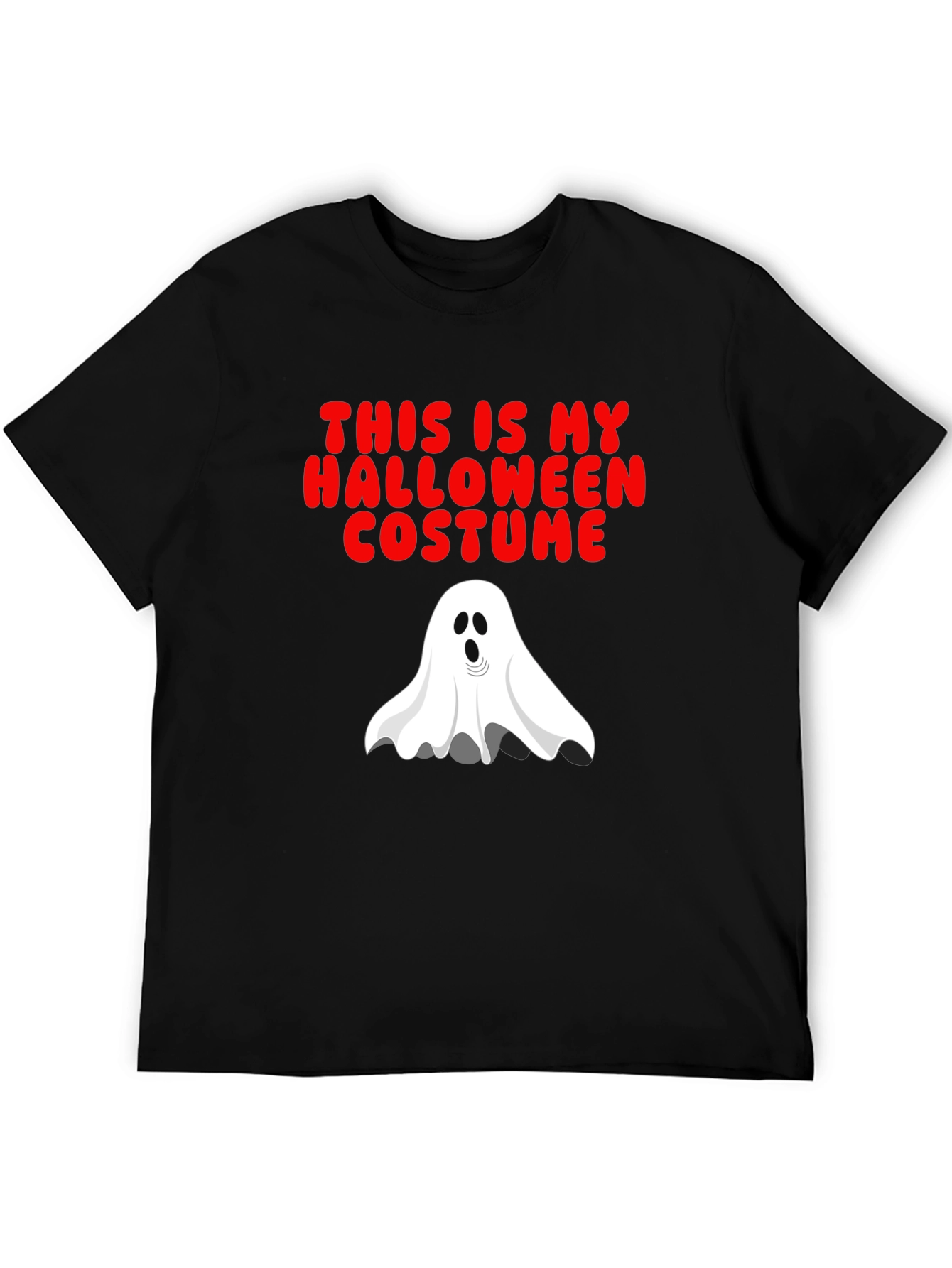 Halloween Costume Ghost T-Shirt - Spooky Season Tee!