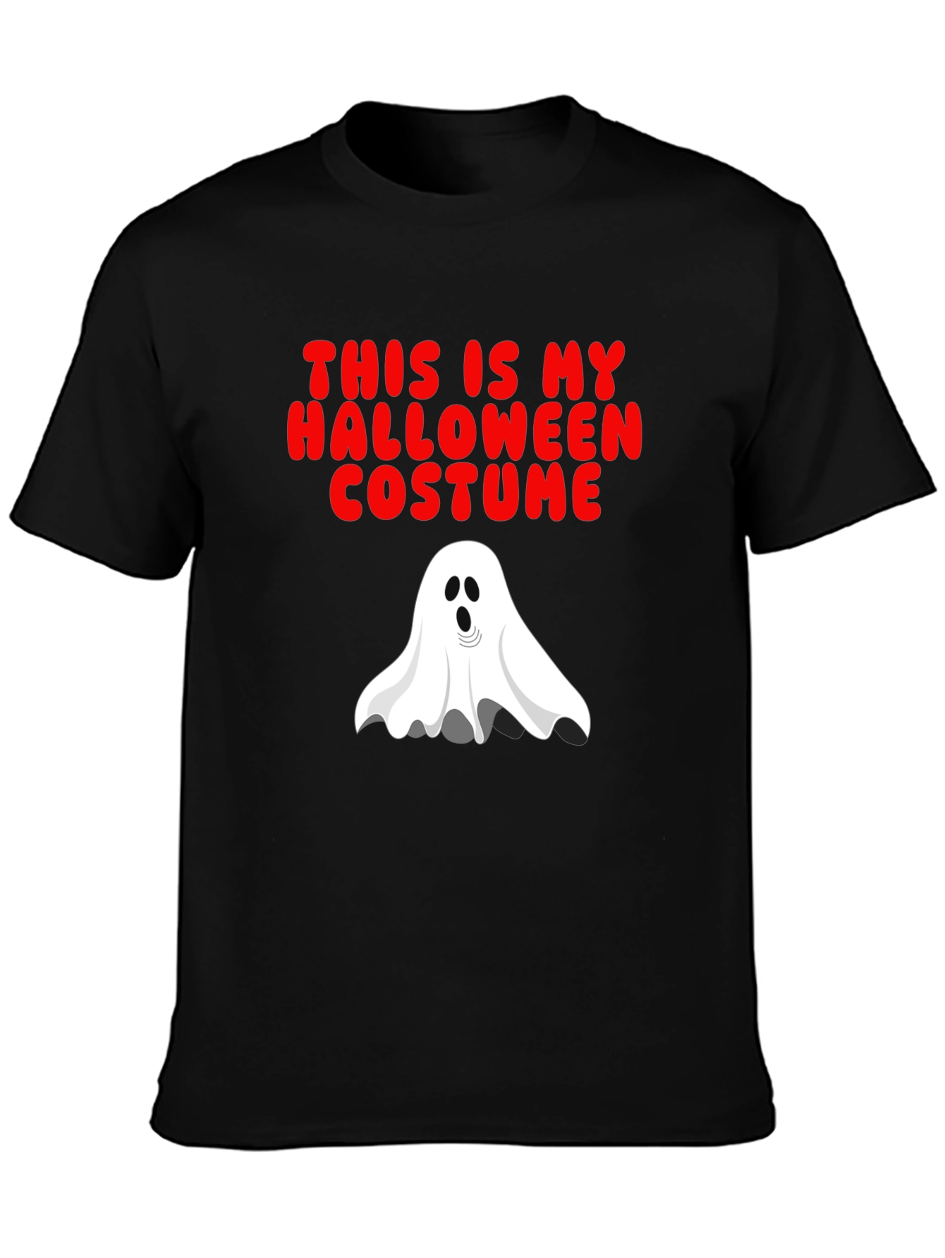 Halloween Costume Ghost T-Shirt - Spooky Season Tee!