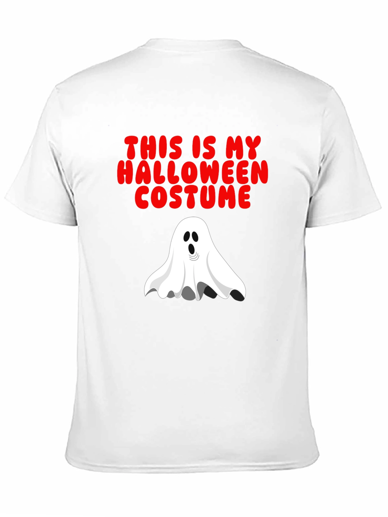 Halloween Costume Ghost T-Shirt - Spooky Season Tee!
