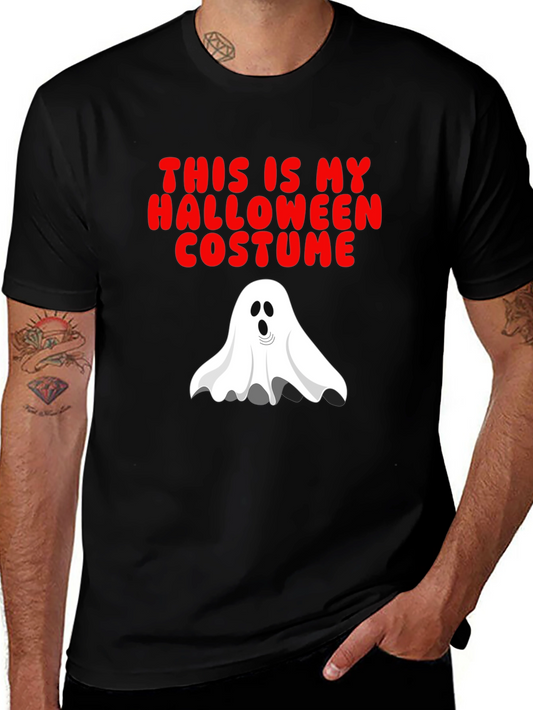Halloween Costume Ghost T-Shirt - Spooky Season Tee!