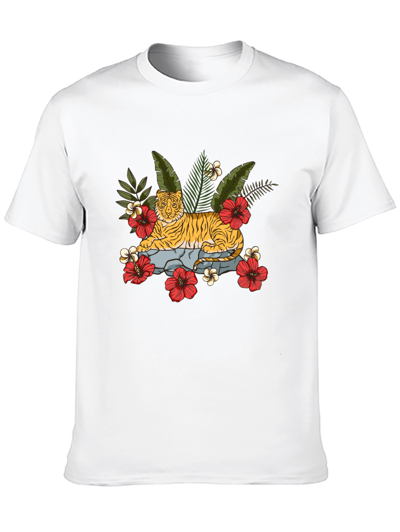 Tiger Floral Graphic Tee
