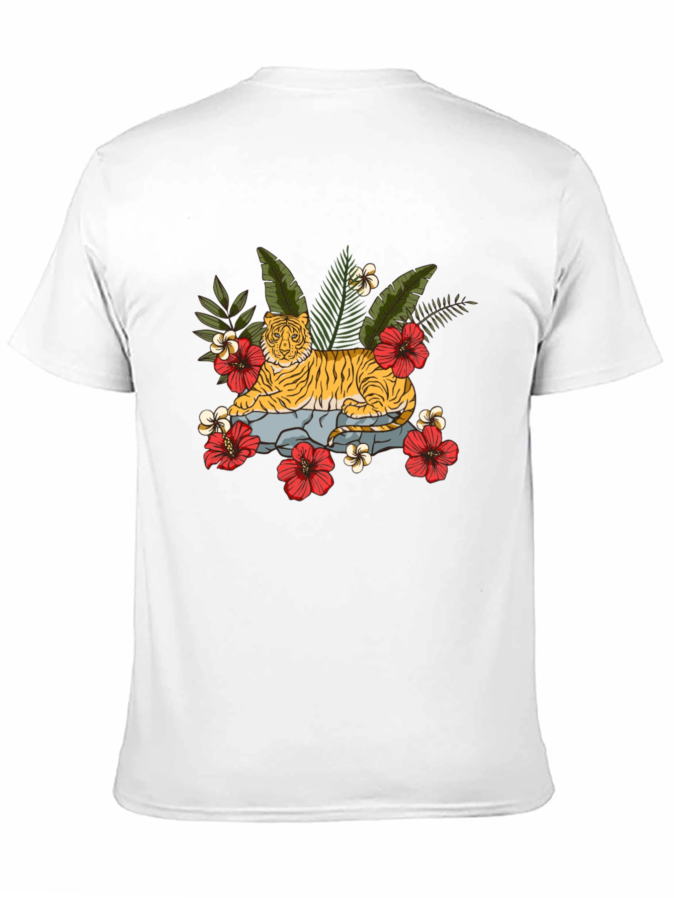 Tiger Floral Graphic Tee