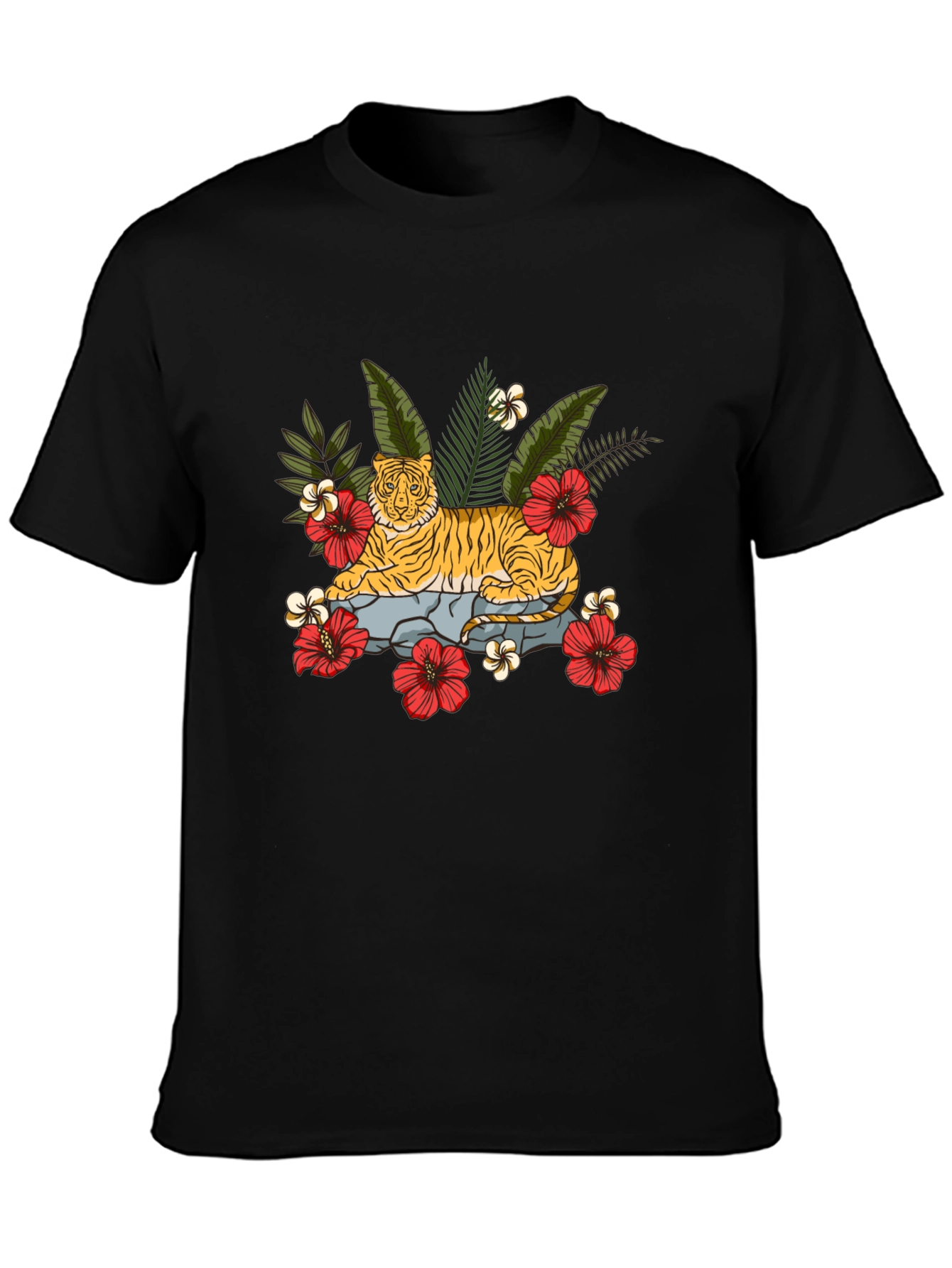 Tiger Floral Graphic Tee