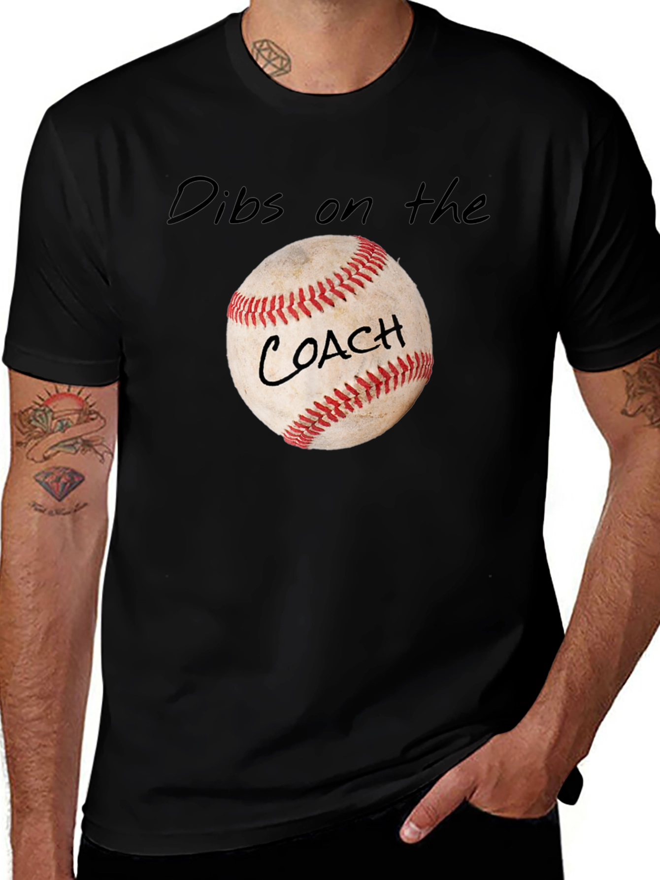 Dibs on the Coach Baseball T-Shirt