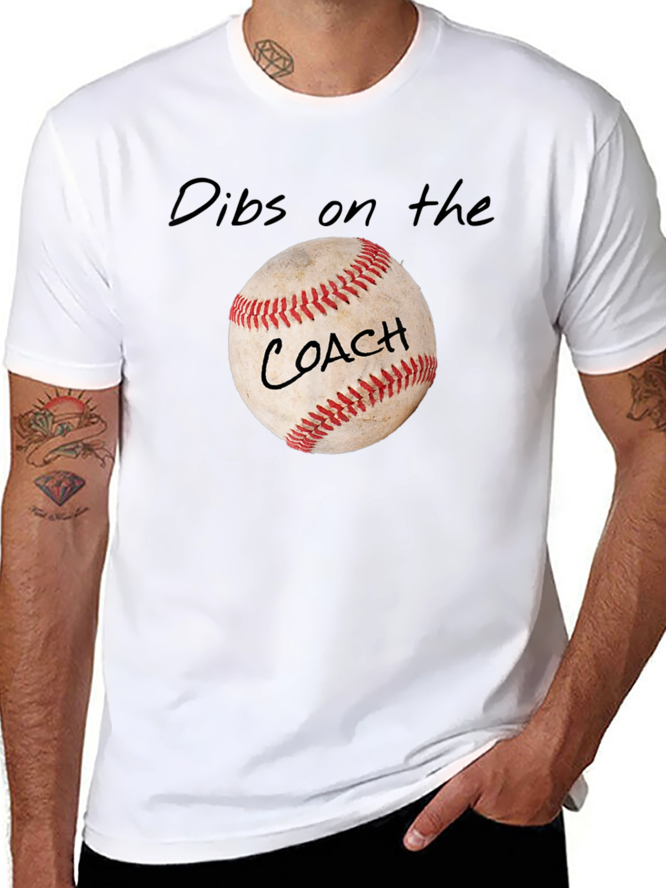 Dibs on the Coach Baseball T-Shirt