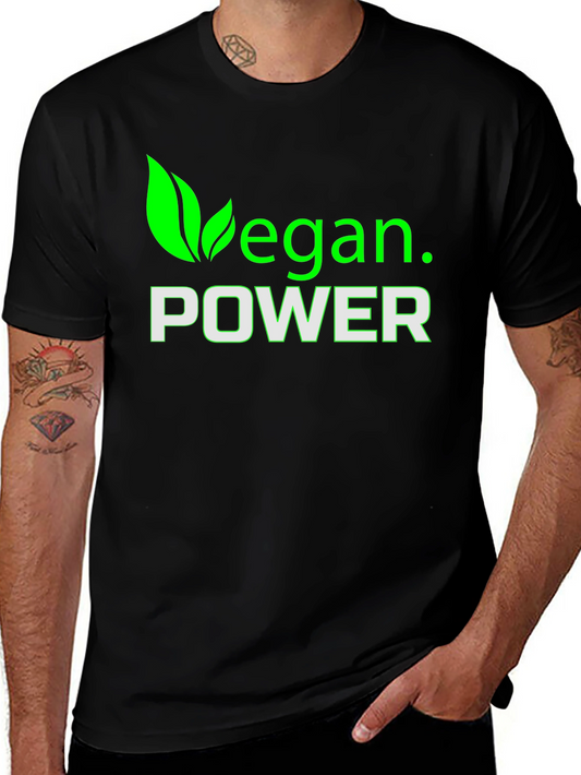 Vegan Power T-Shirt - Green Design