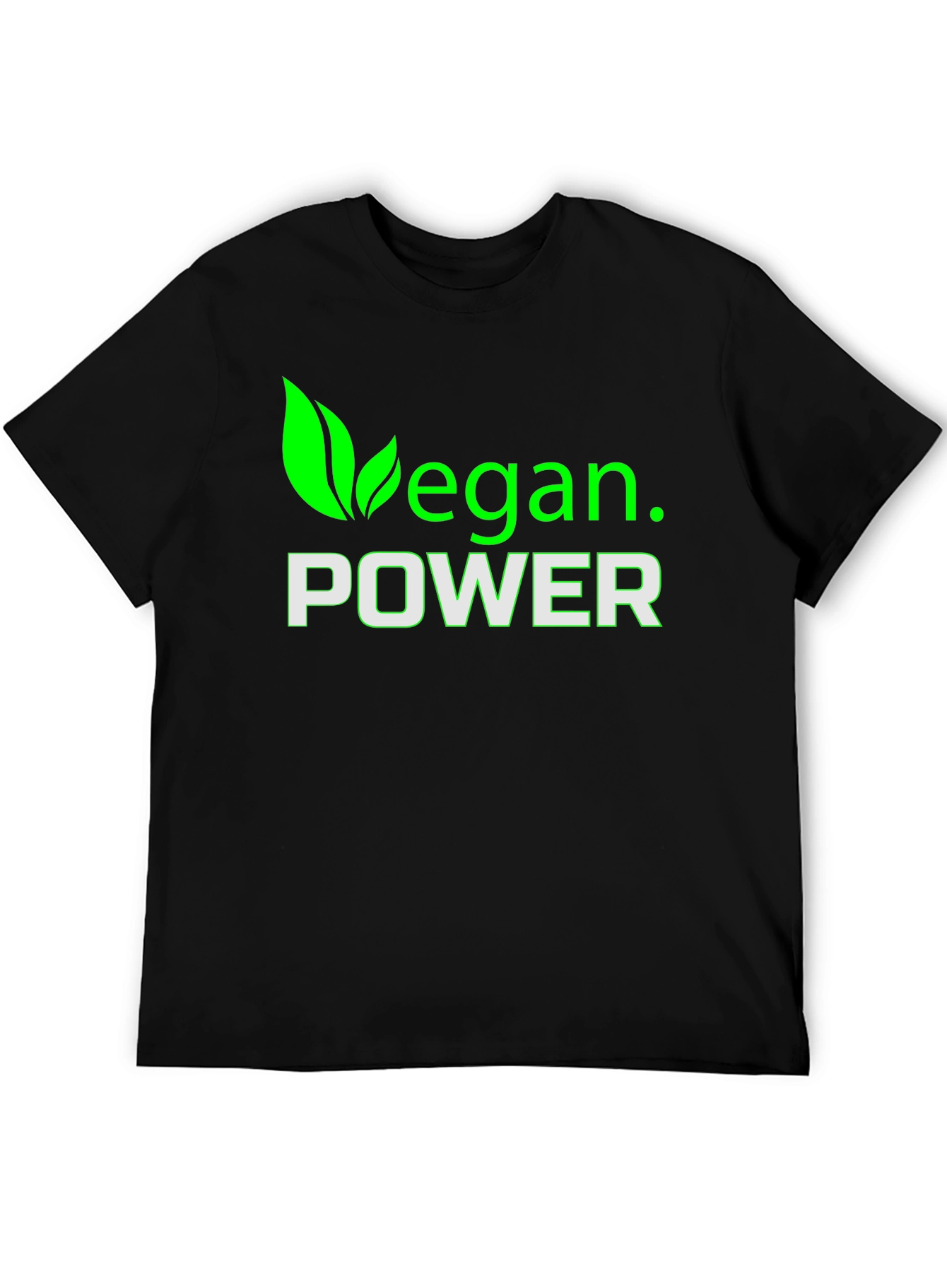 Vegan Power T-Shirt - Green Design