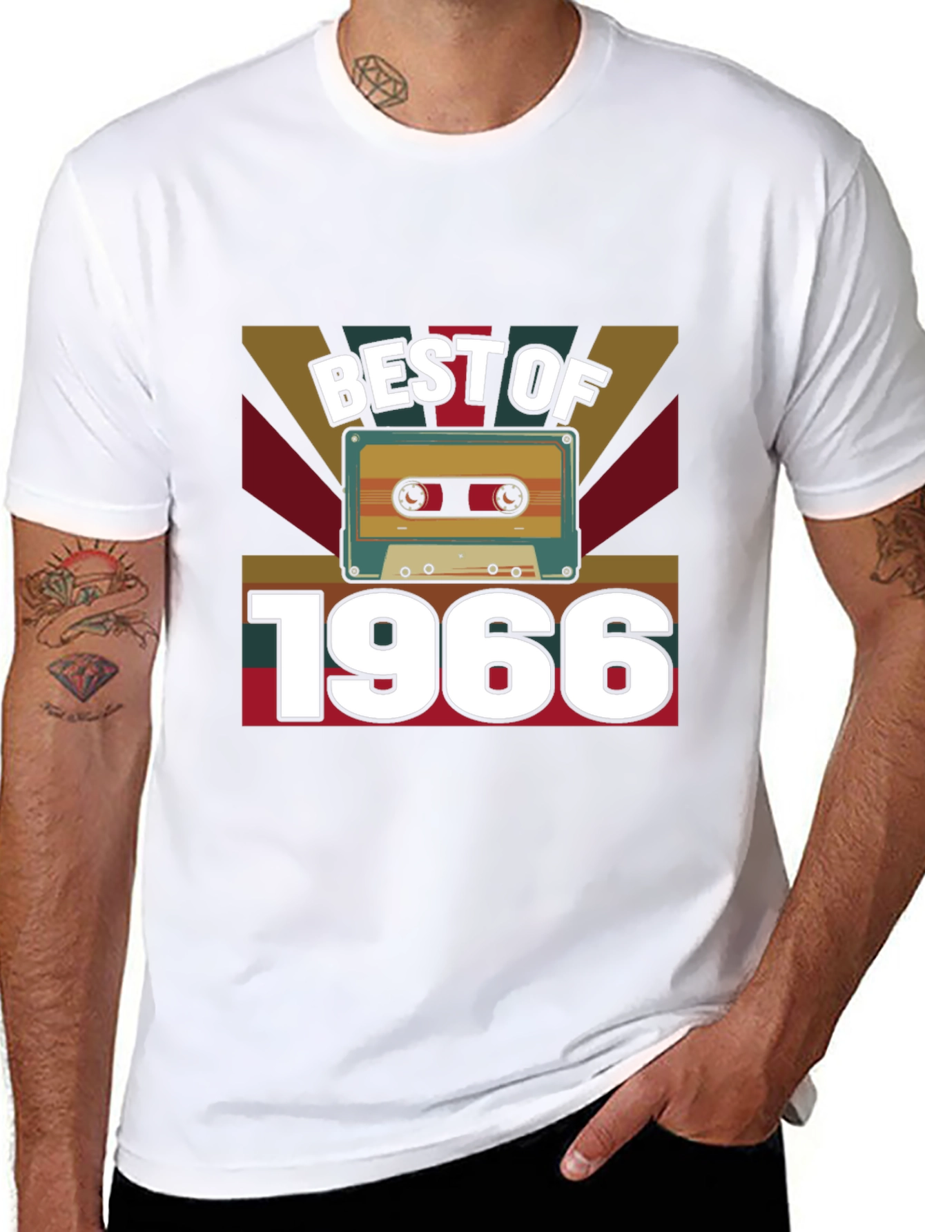 Best of 1966 Cassette Tape Graphic Tee