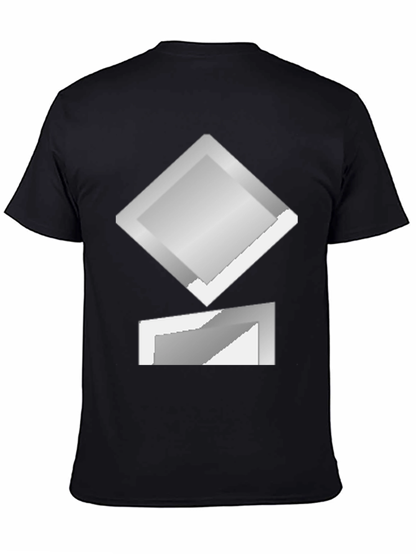 Geometric Graphic Print Crew Neck T-Shirt
