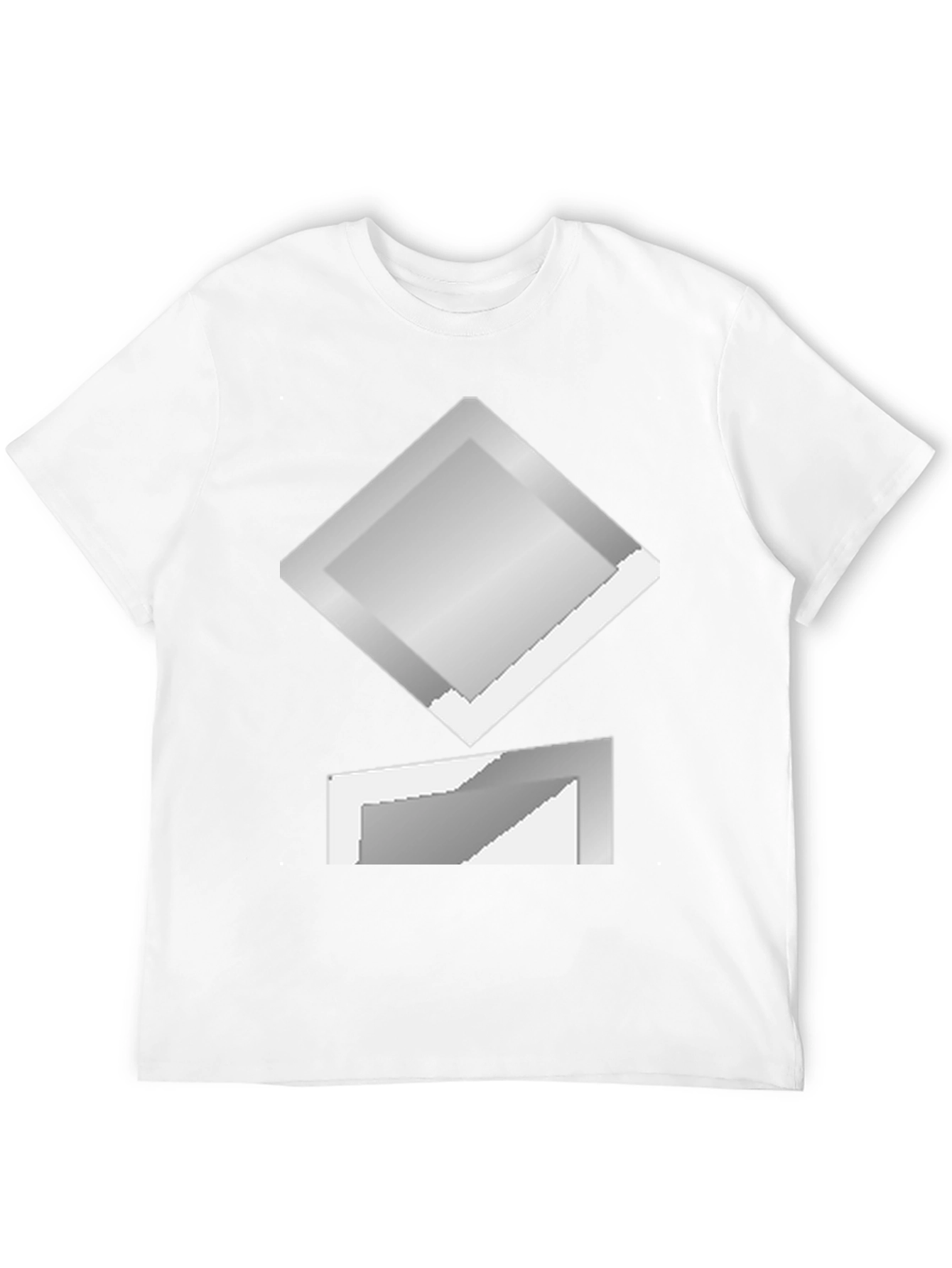 Geometric Graphic Print Crew Neck T-Shirt