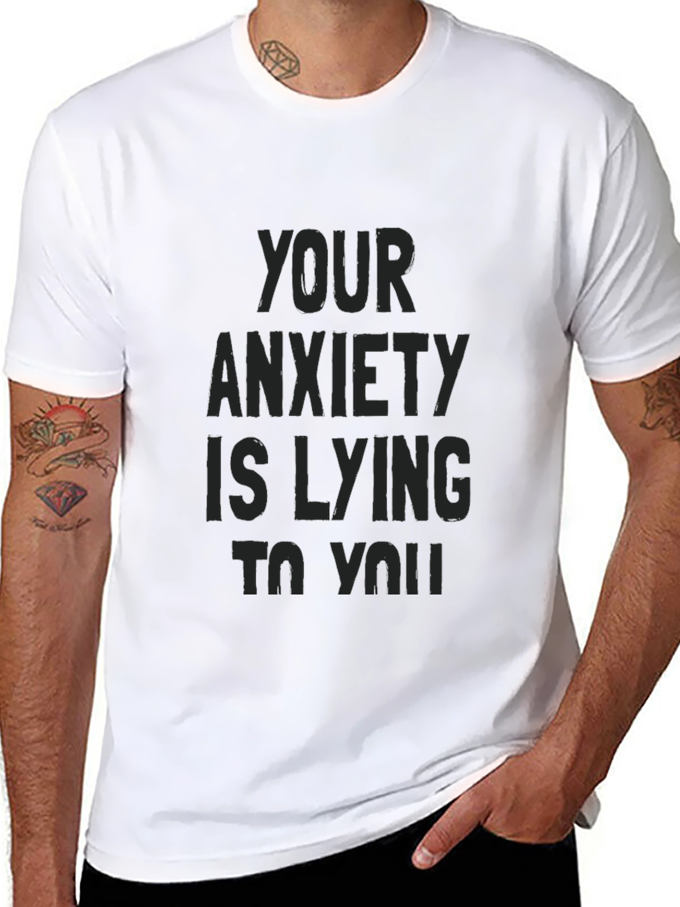 Anxiety Awareness T-Shirt - Black