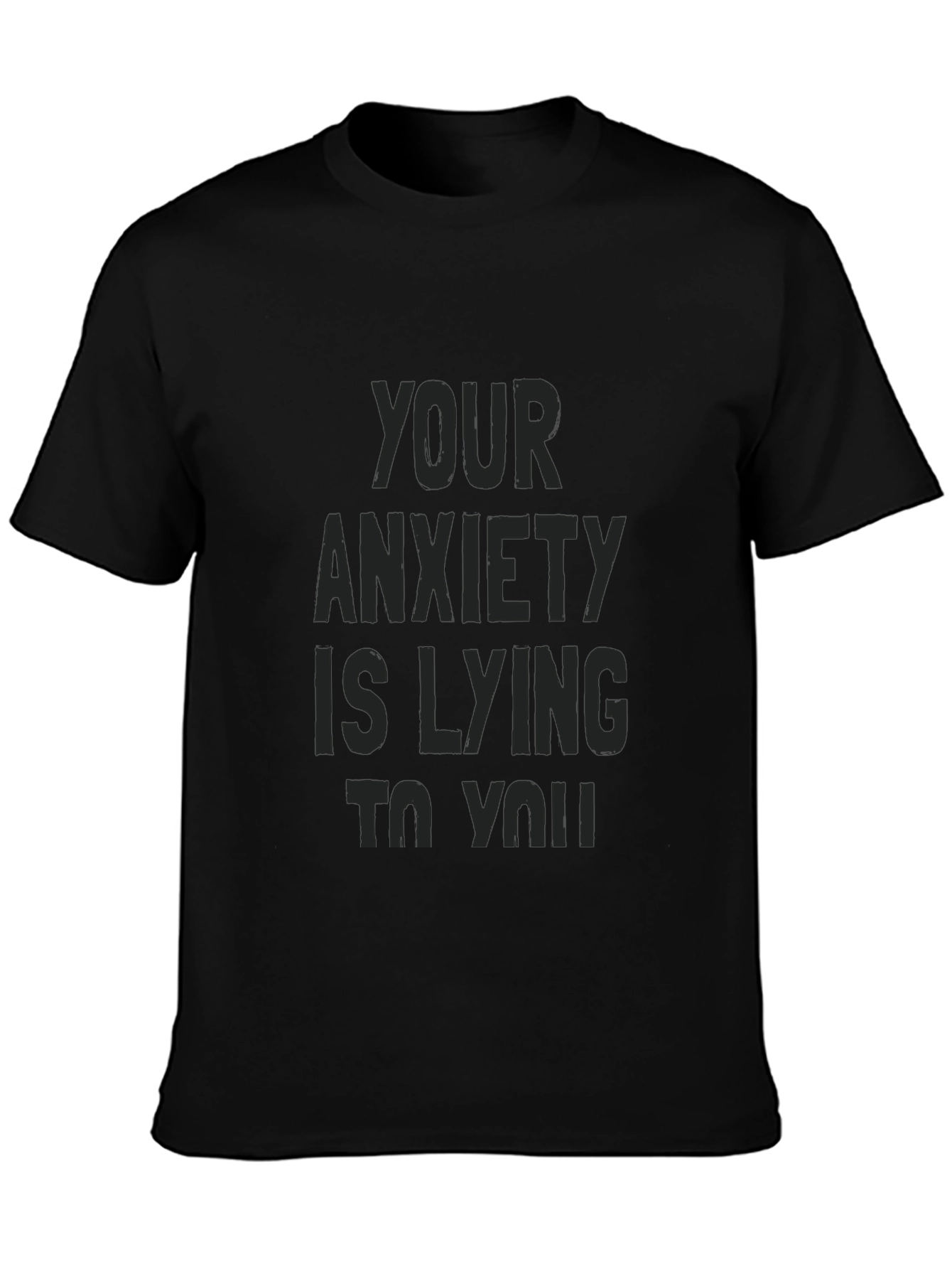 Anxiety Awareness T-Shirt - Black