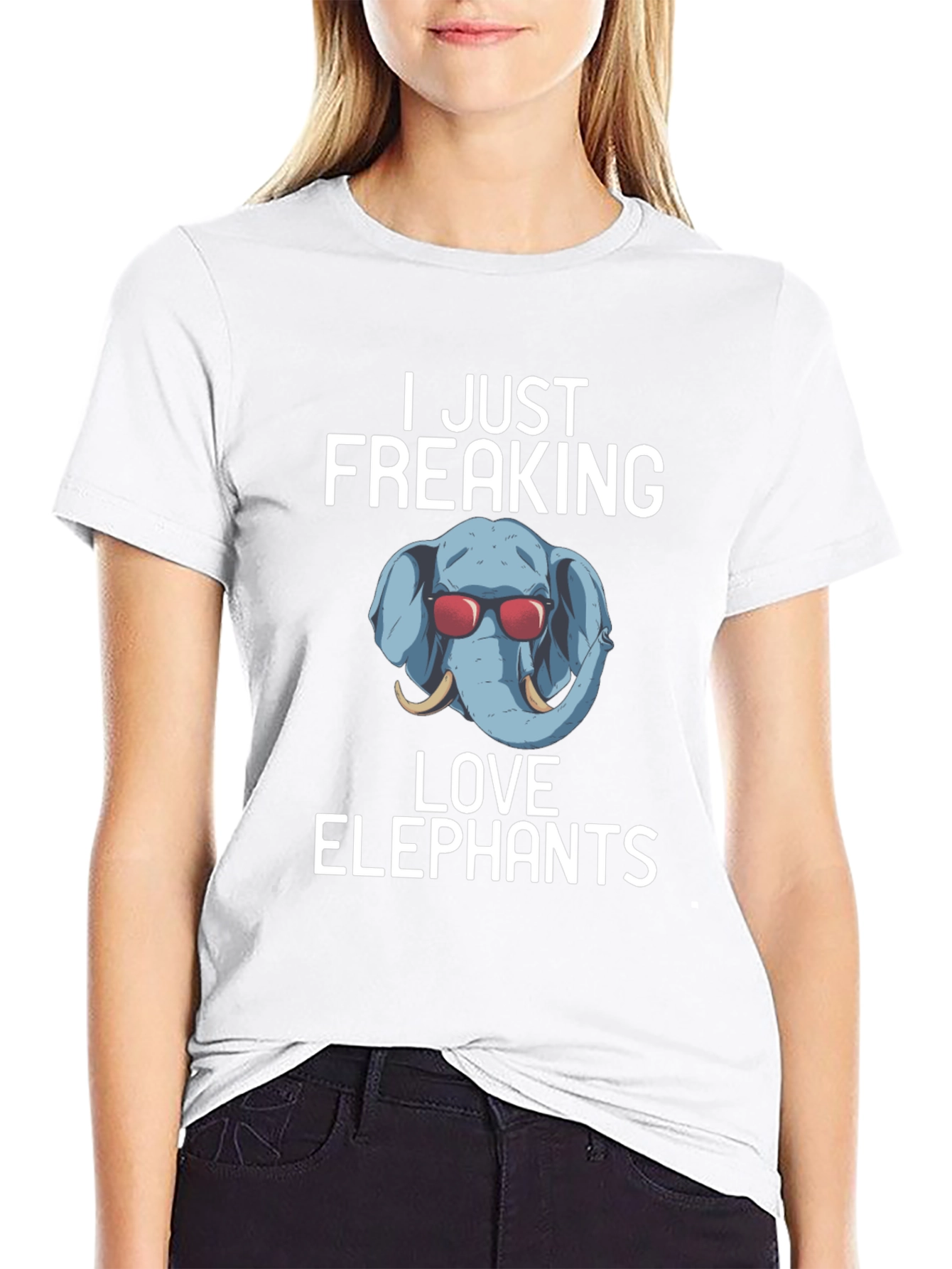 I Just Freaking Love Elephants T-Shirt