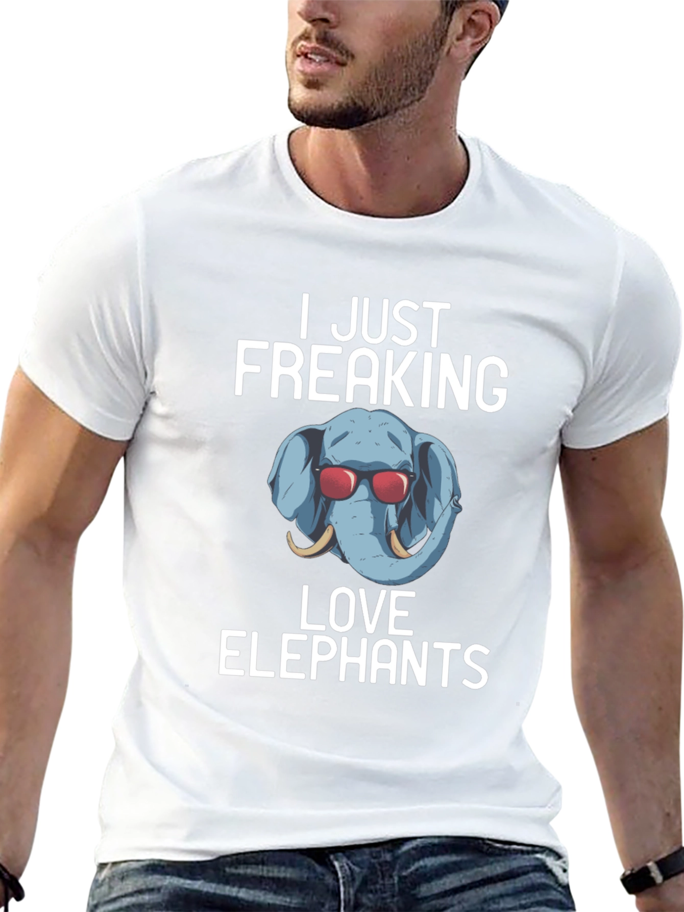 I Just Freaking Love Elephants T-Shirt