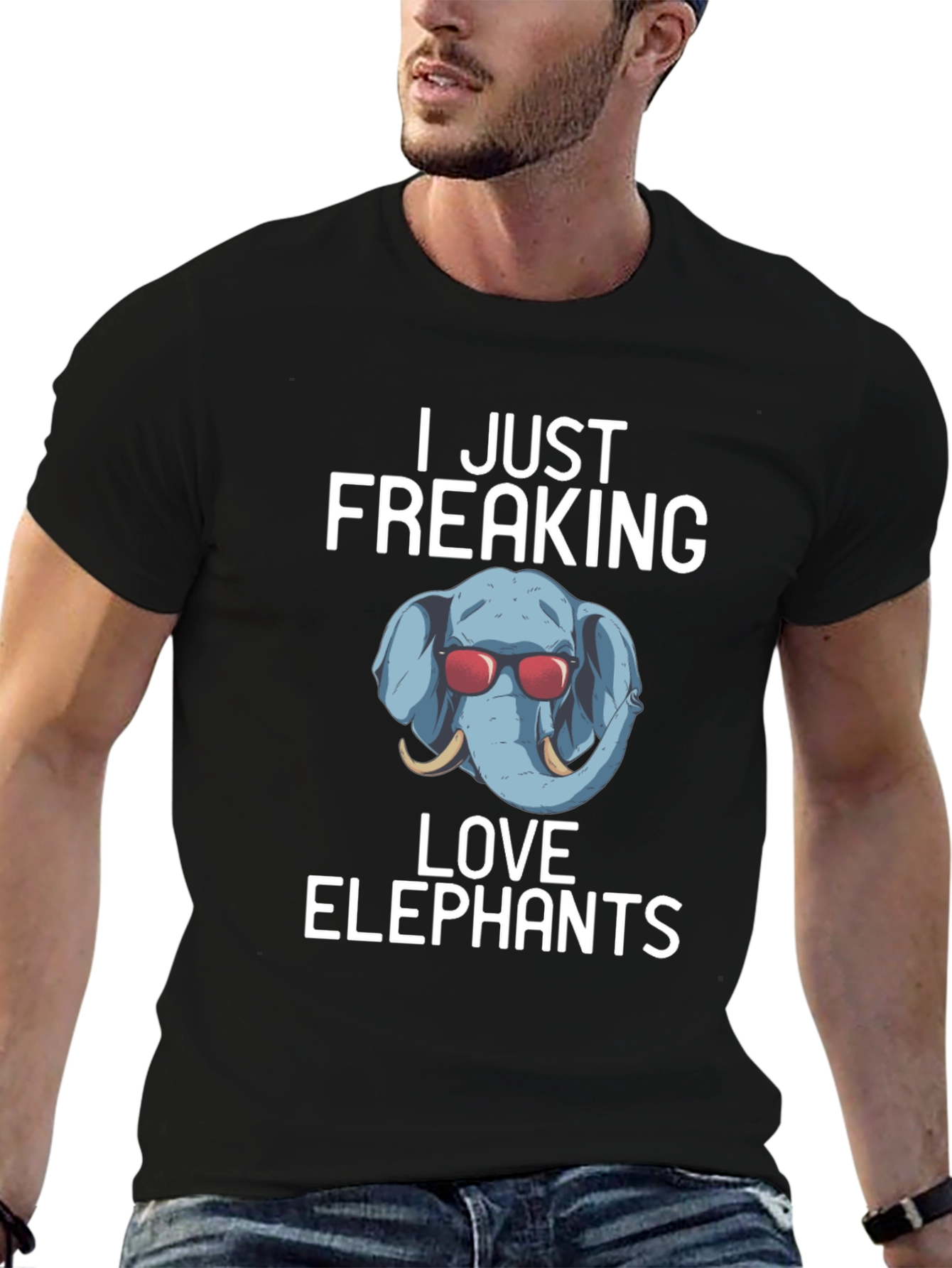 I Just Freaking Love Elephants T-Shirt