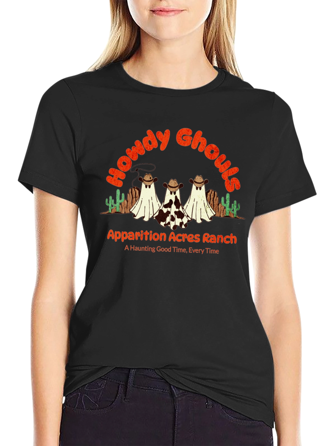 Howdy Ghouls Ranch Graphic Tee