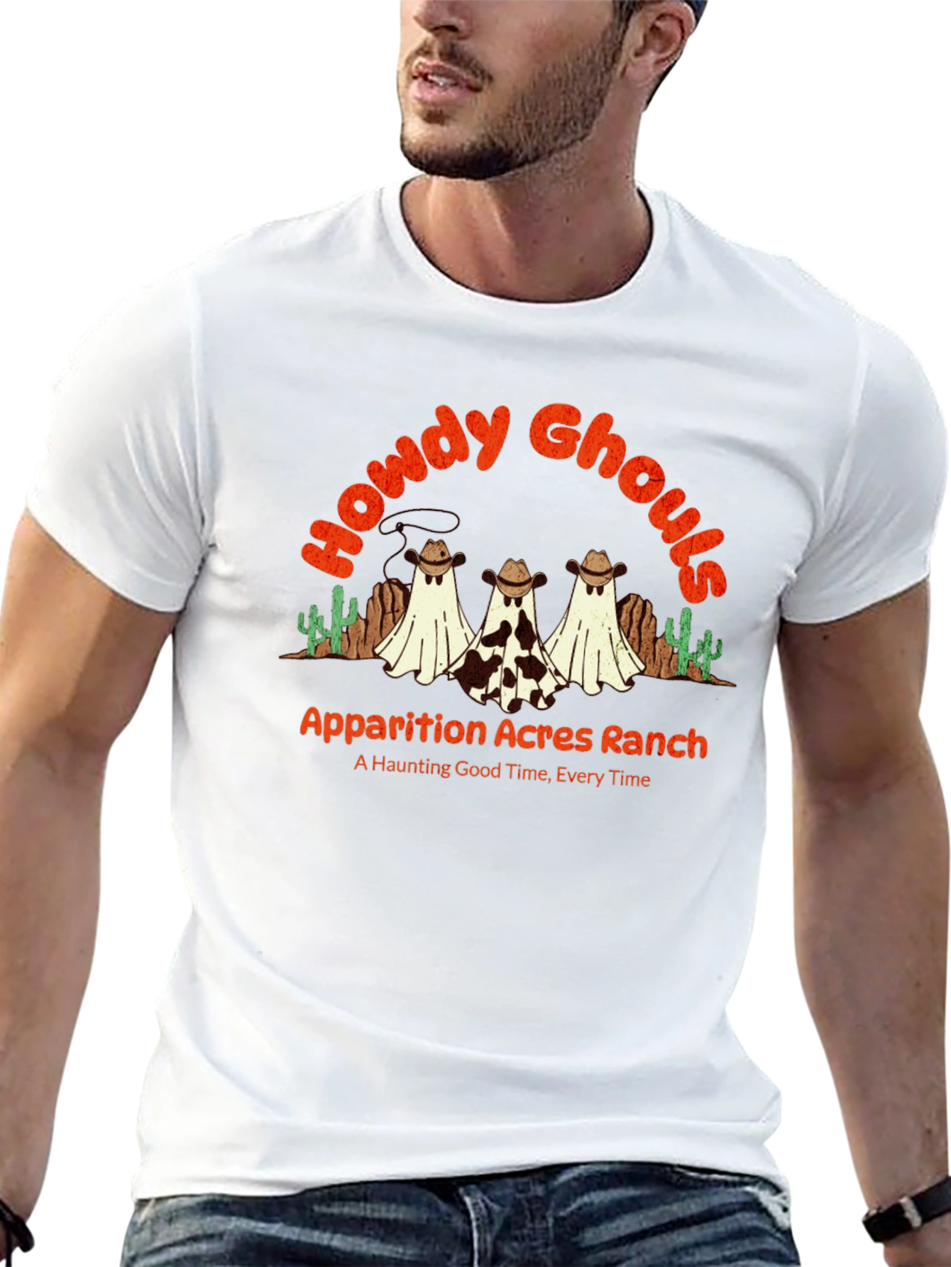 Howdy Ghouls Ranch Graphic Tee