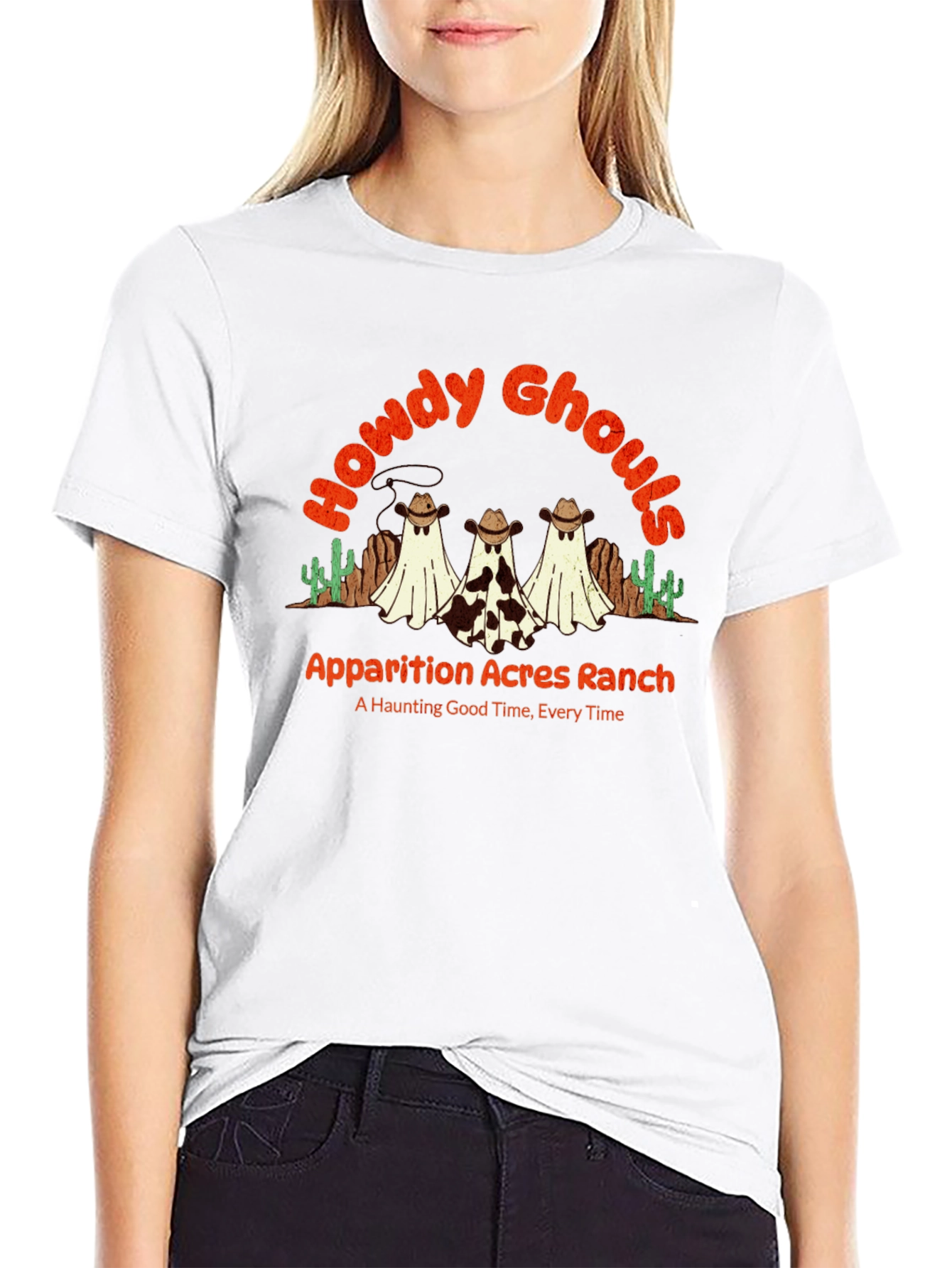 Howdy Ghouls Ranch Graphic Tee